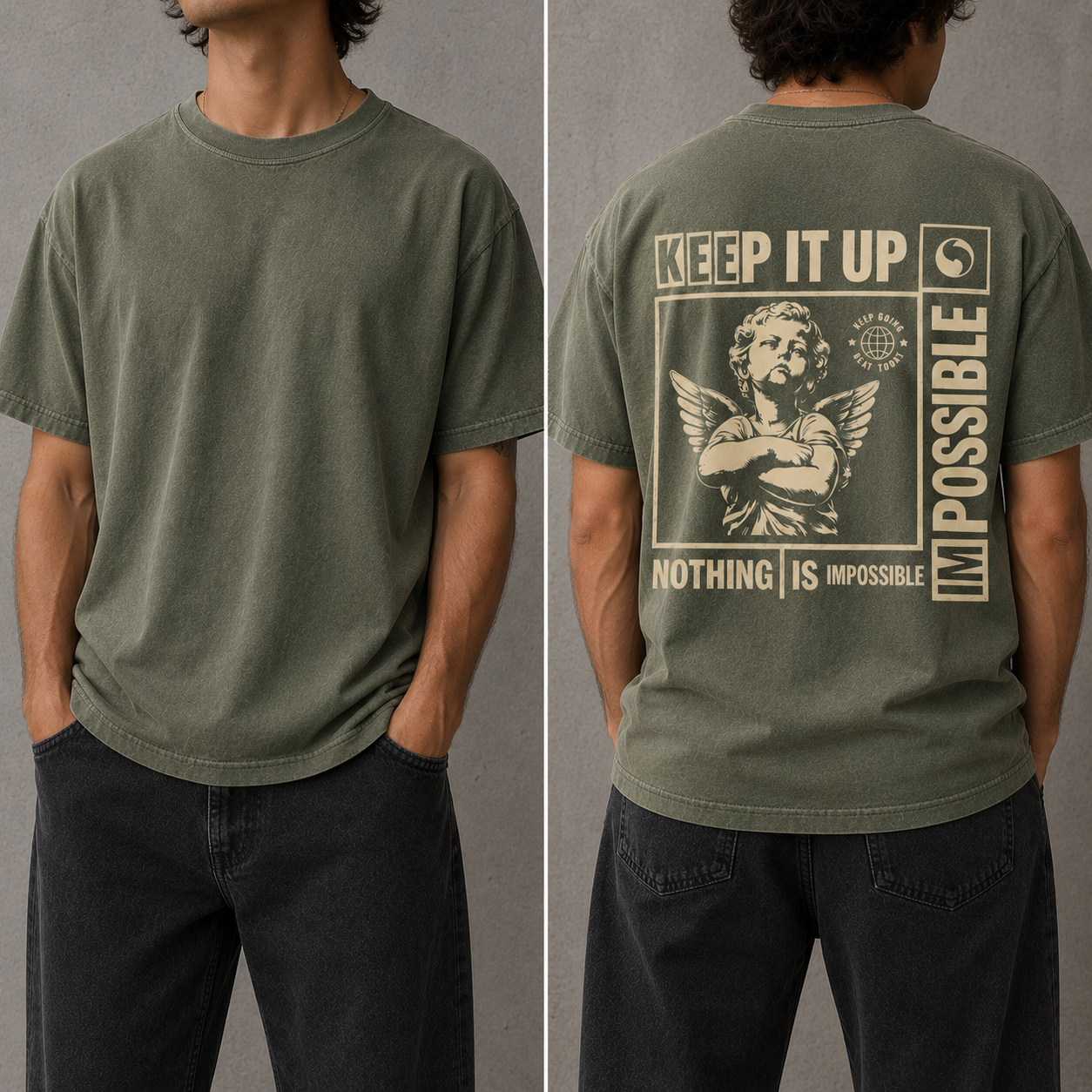 Nothing is impossible back print