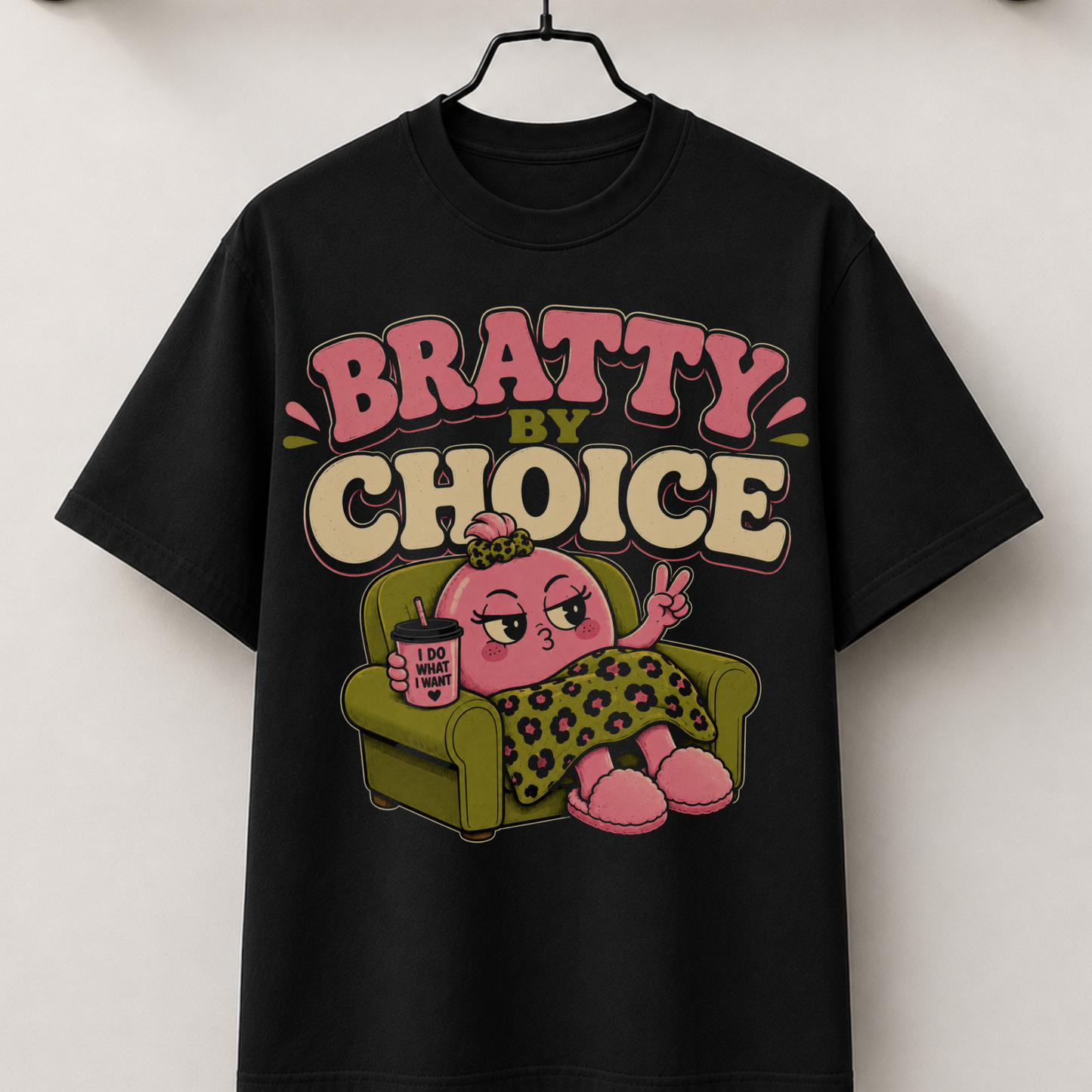 Bratty black tee