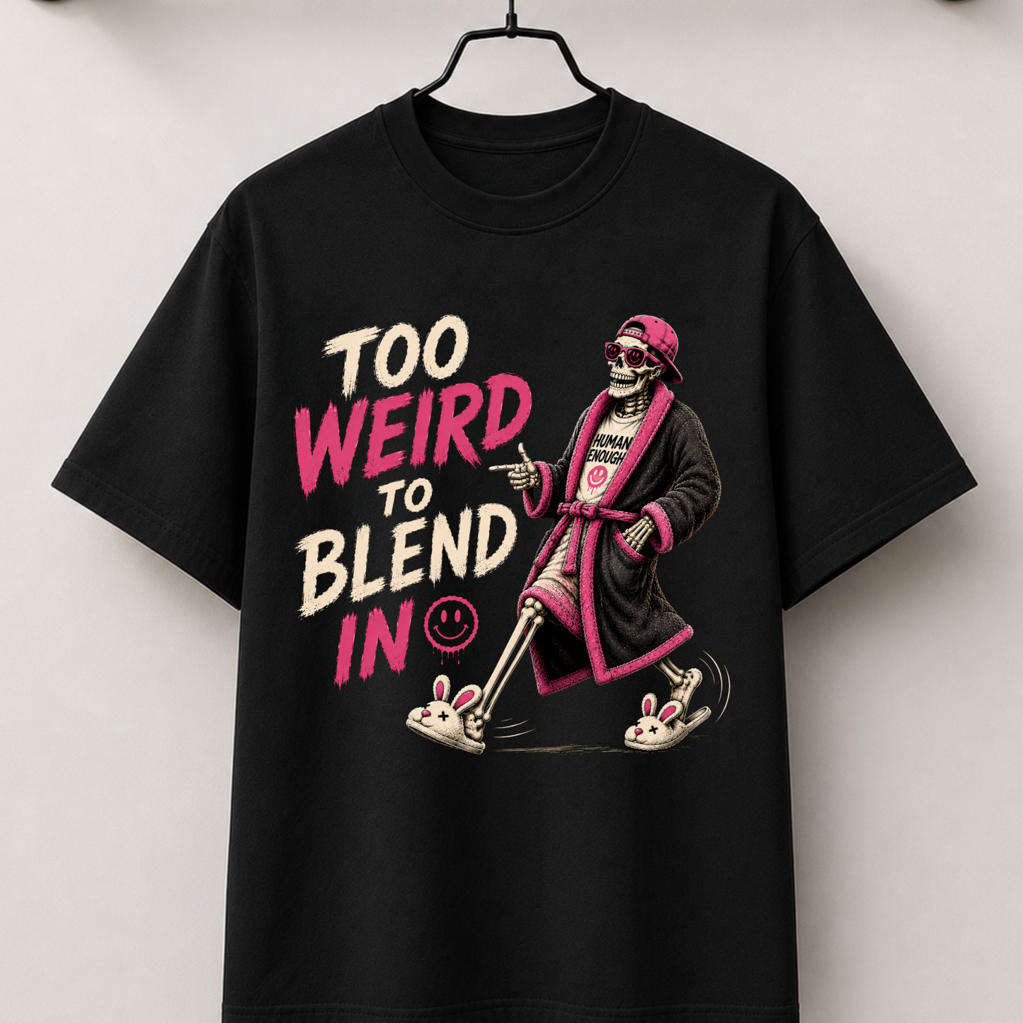 Too weird to fit in skeleton tee