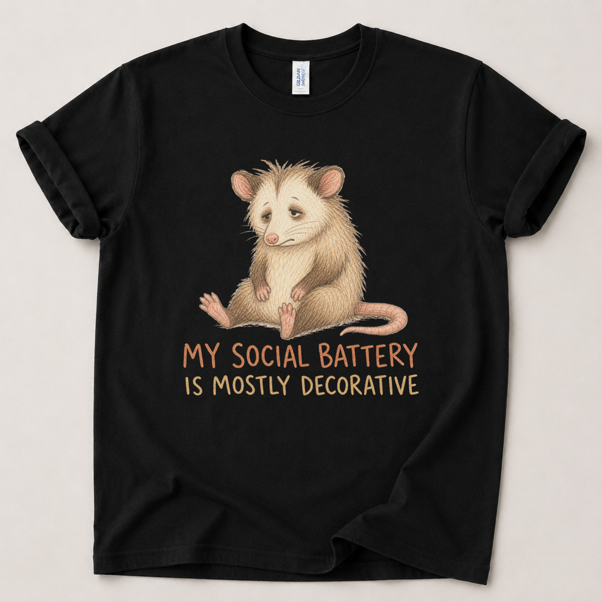 My social battery is mostly decorative T-Shirt