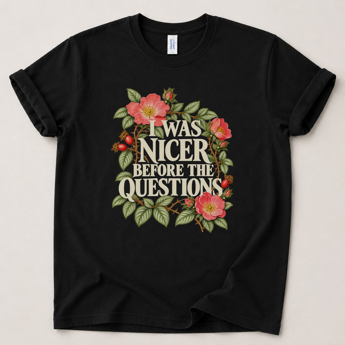 I was nicer before the questions T-Shirt