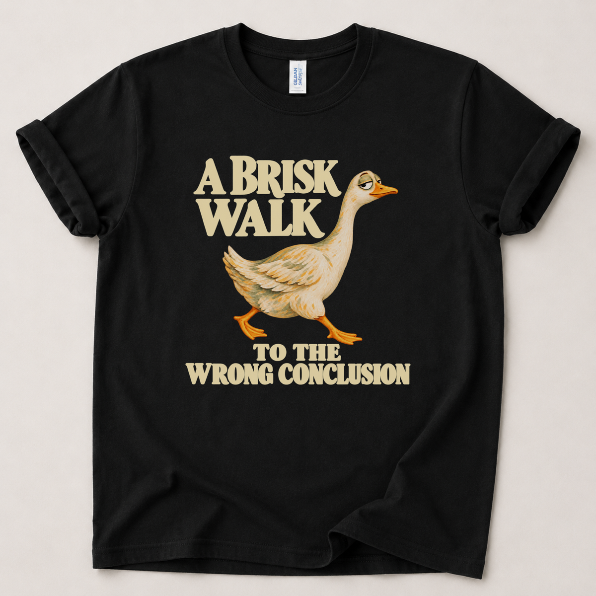 A brisk walk to the wrong conclusion T-Shirt