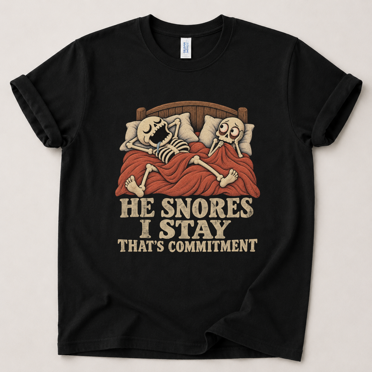 He snores I stay T-Shirt