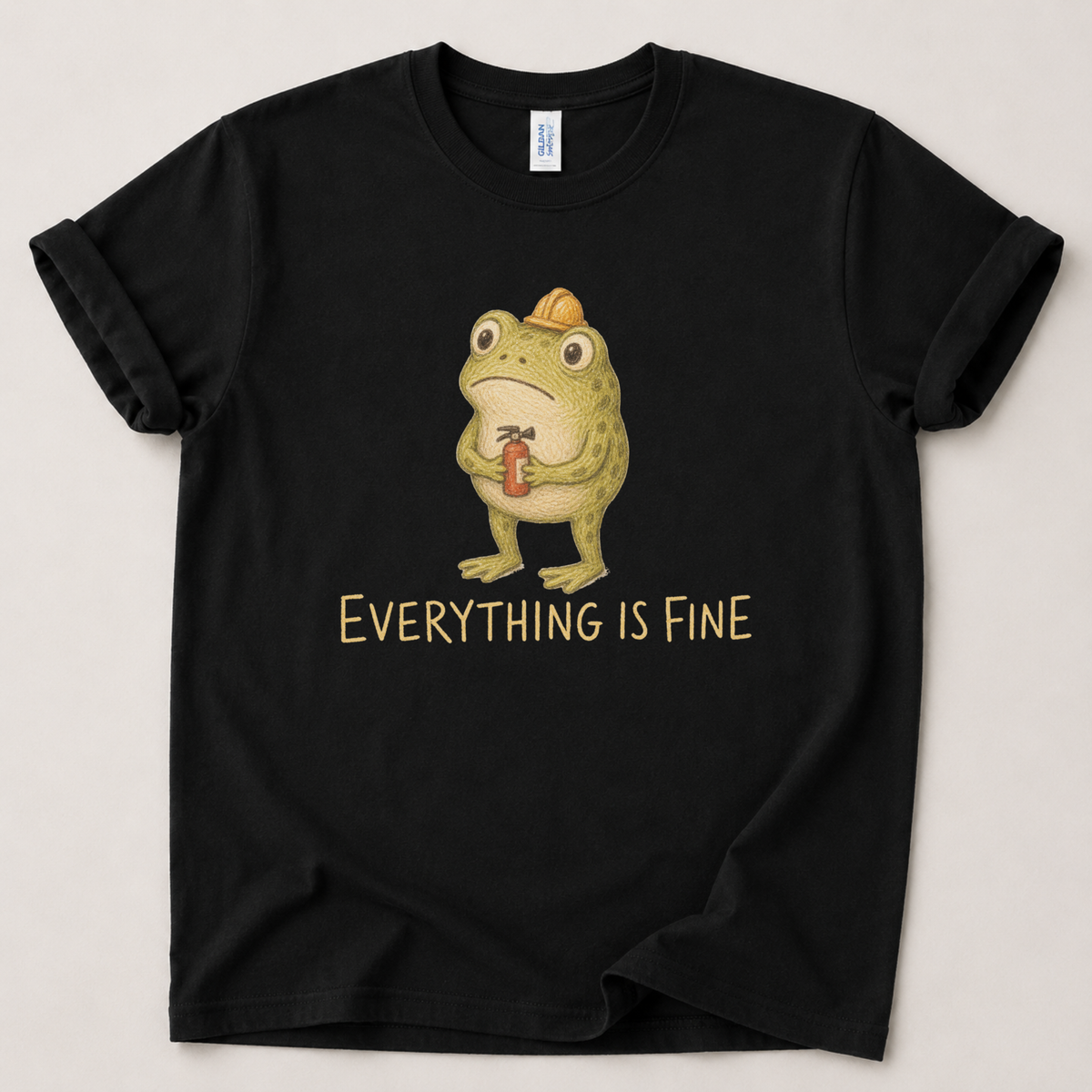 Everything is fine frog T-Shirt