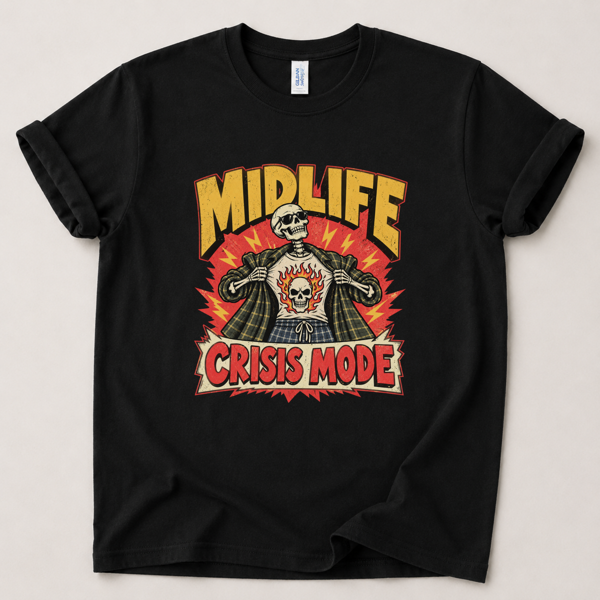 Midlife crisis mode skeleton T-Shirt