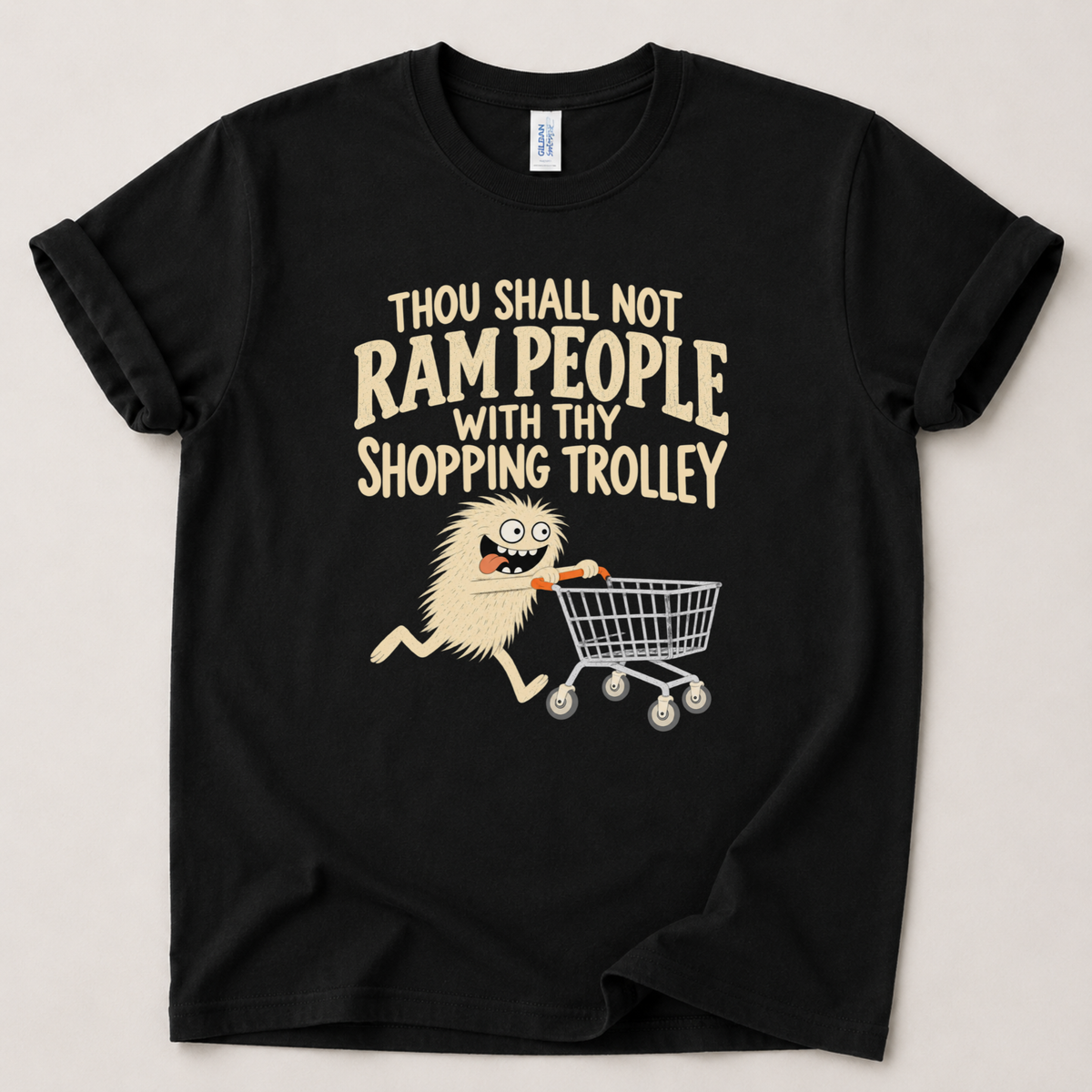 Thou shall not shopping trolley T-Shirt