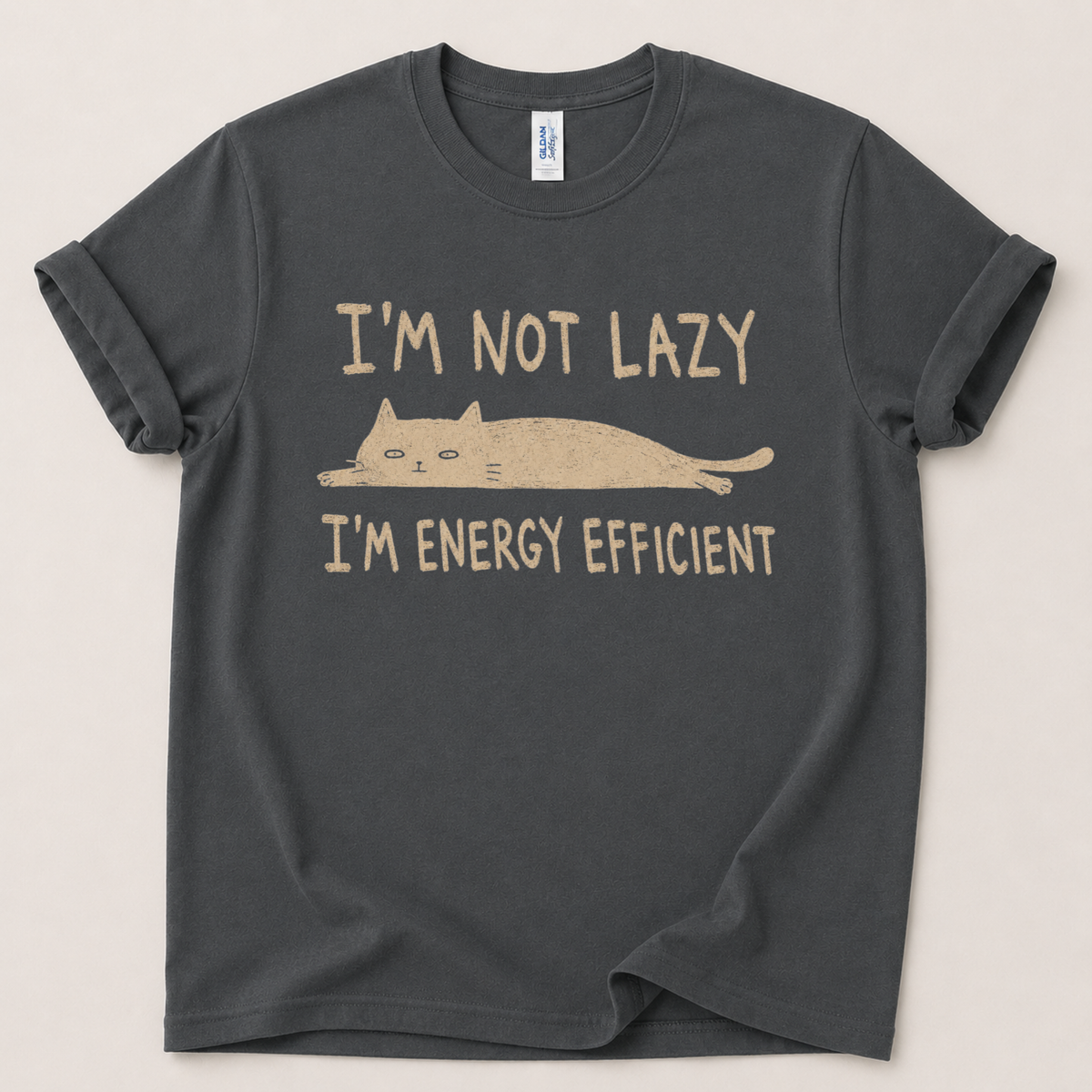 I'm not lazy Cat T-Shirt