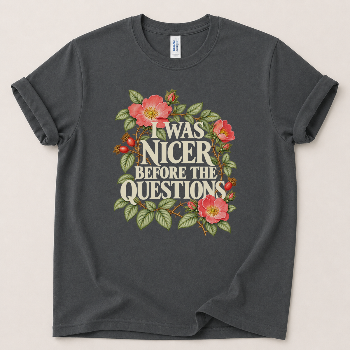 I was nicer before the questions T-Shirt