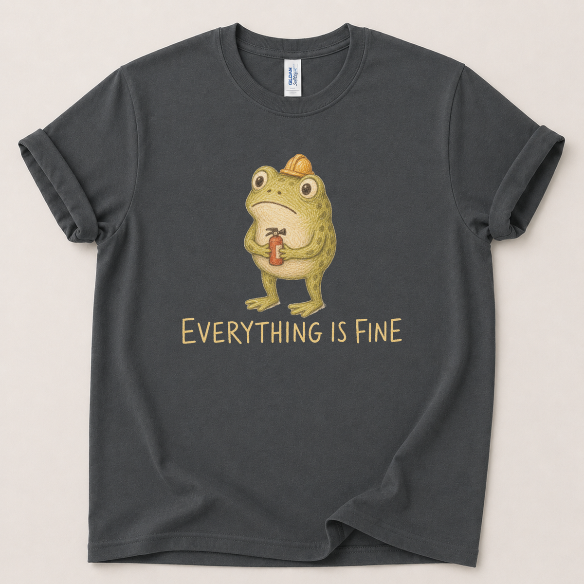 Everything is fine frog T-Shirt