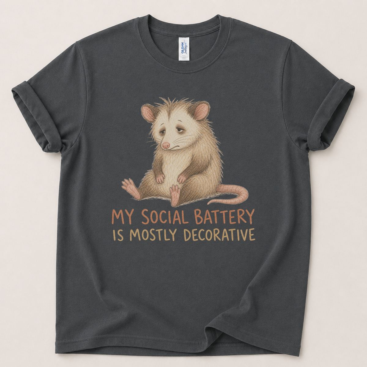 My social battery is mostly decorative T-Shirt