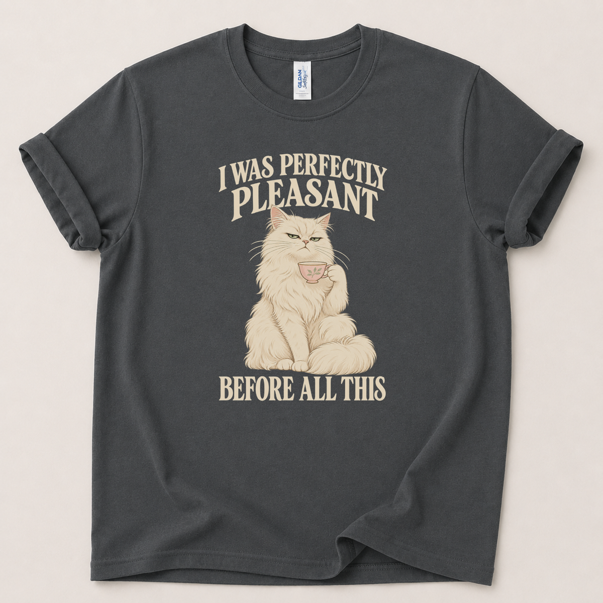I was perfectly pleasant Cat T-Shirt