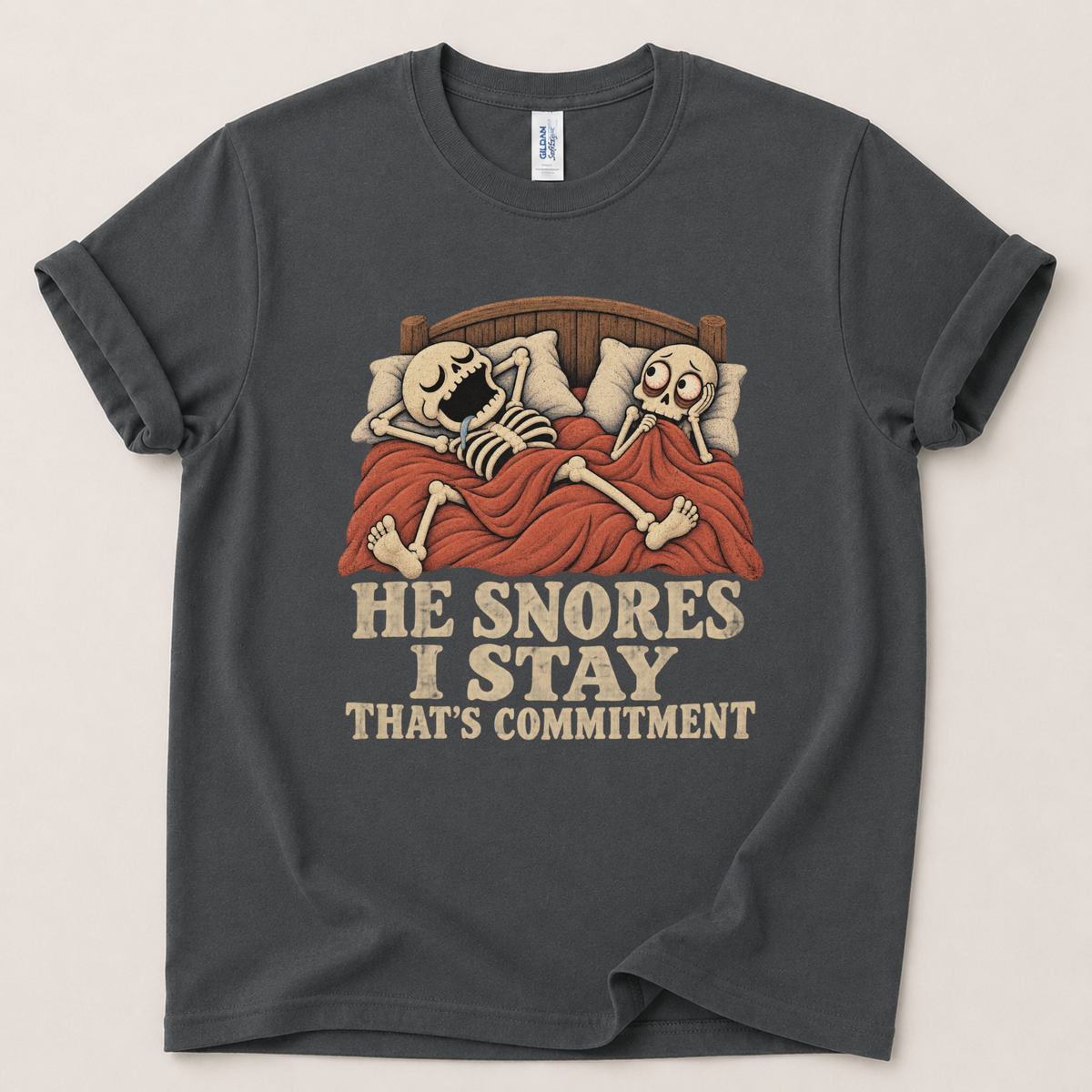 He snores I stay T-Shirt