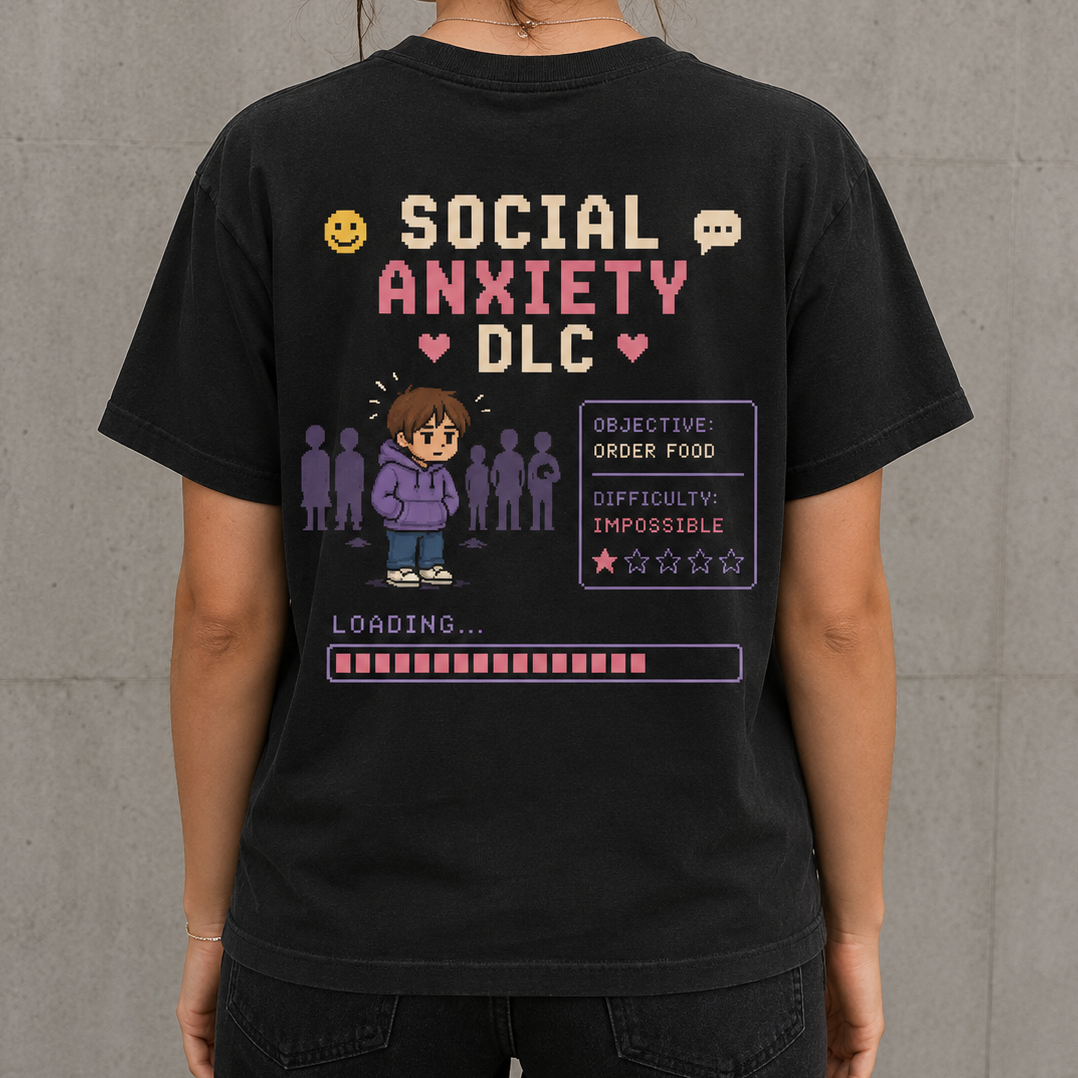 Social anxiety dlc back print