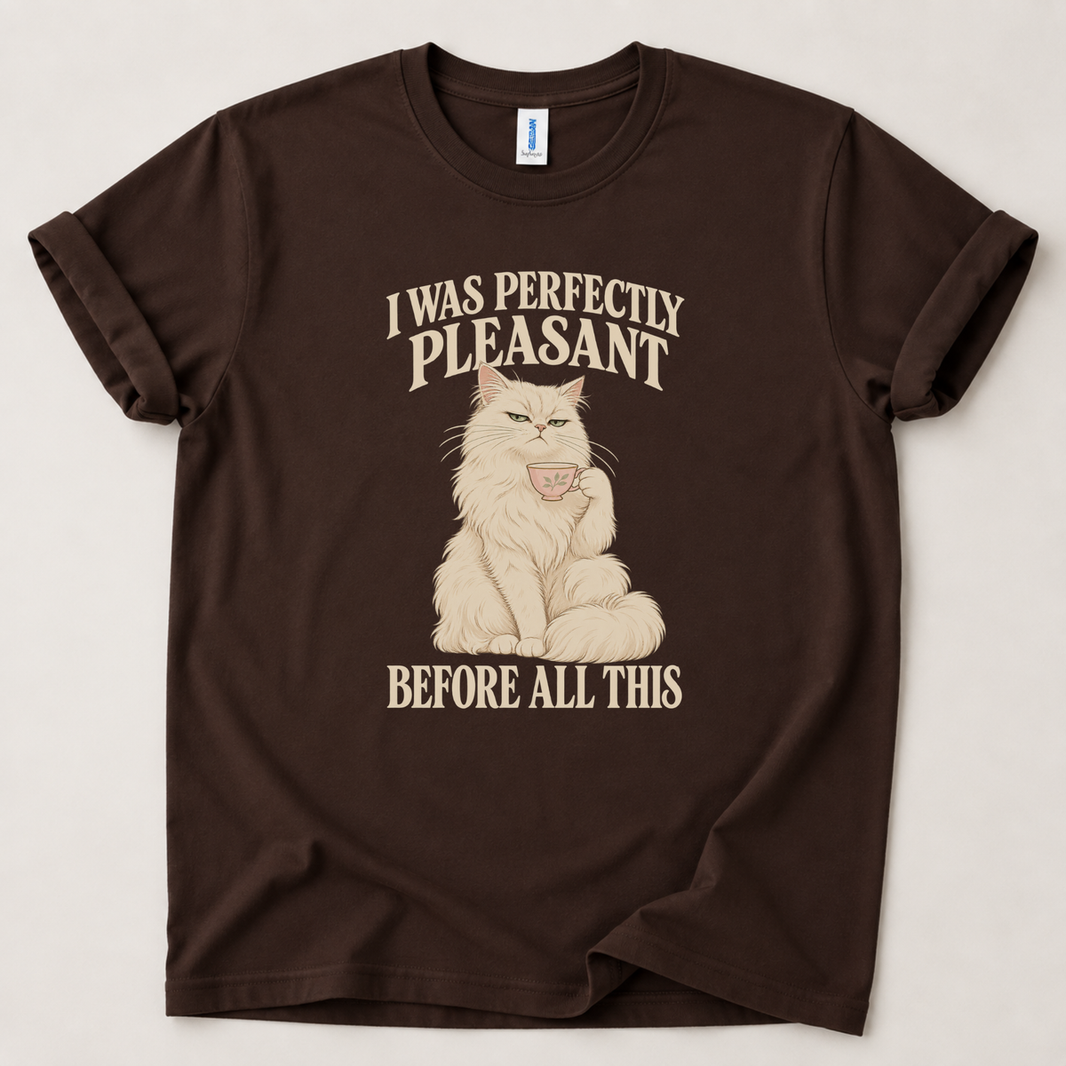 I was perfectly pleasant Cat T-Shirt