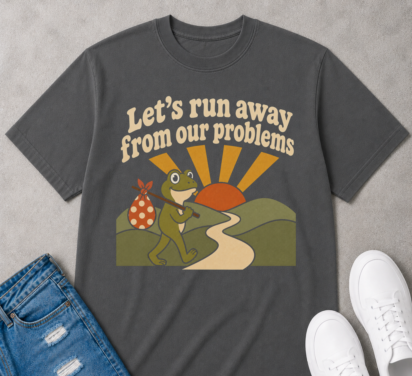 Let's run away