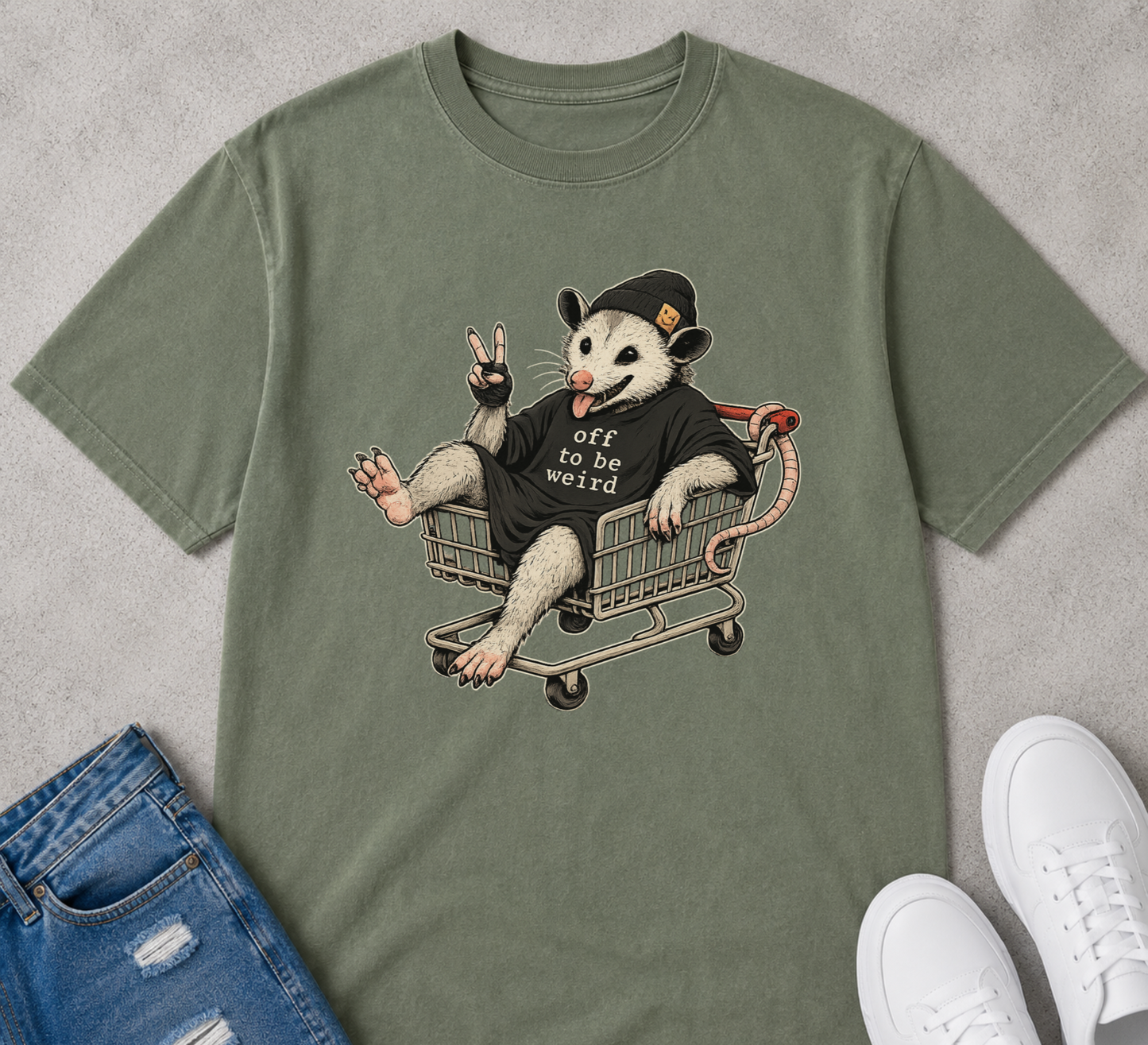 Off to be weird possum