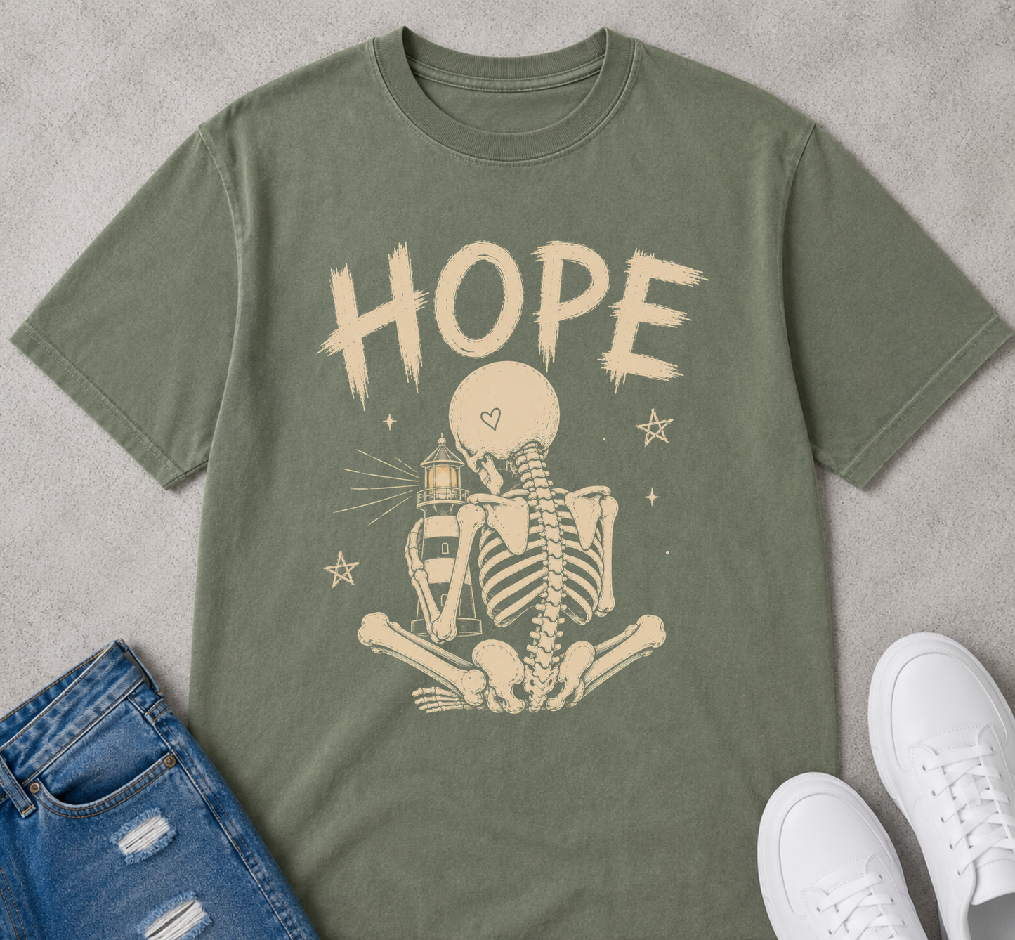 Hope beacon skeleton