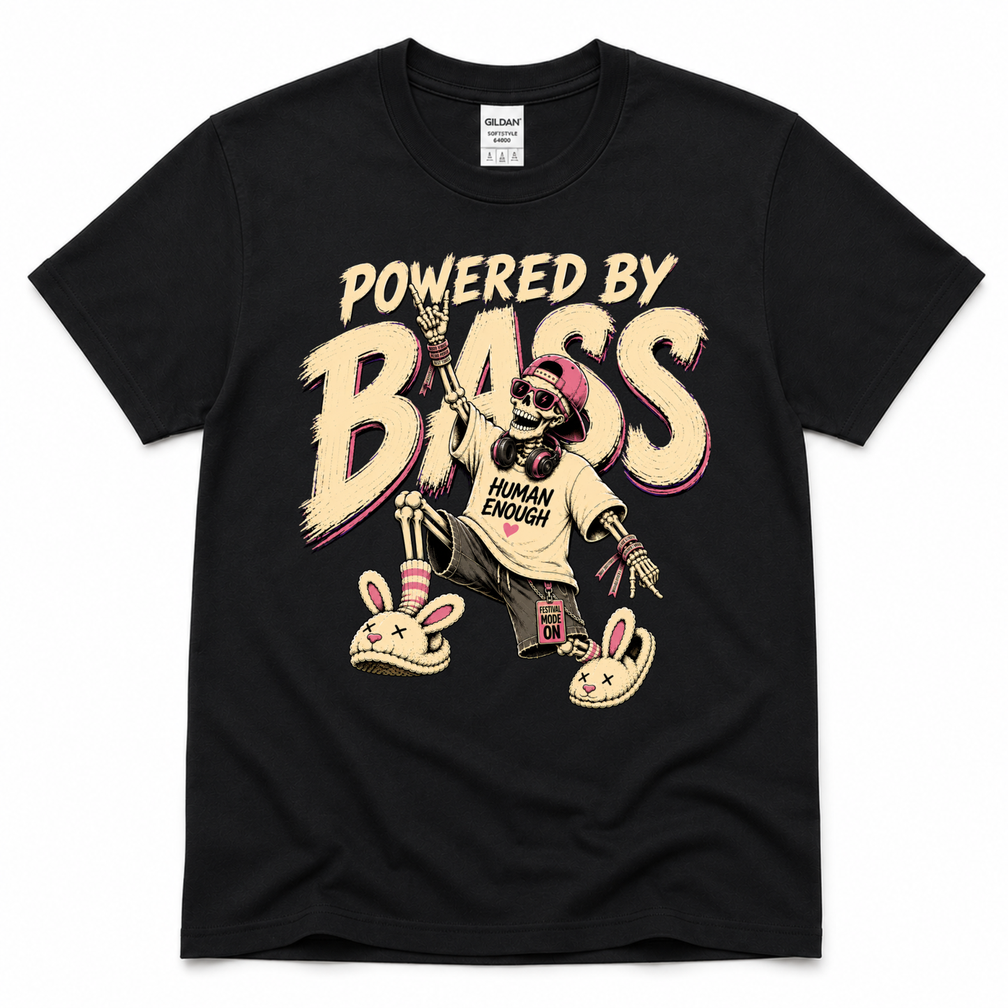 Essentials powered by bass festival tee