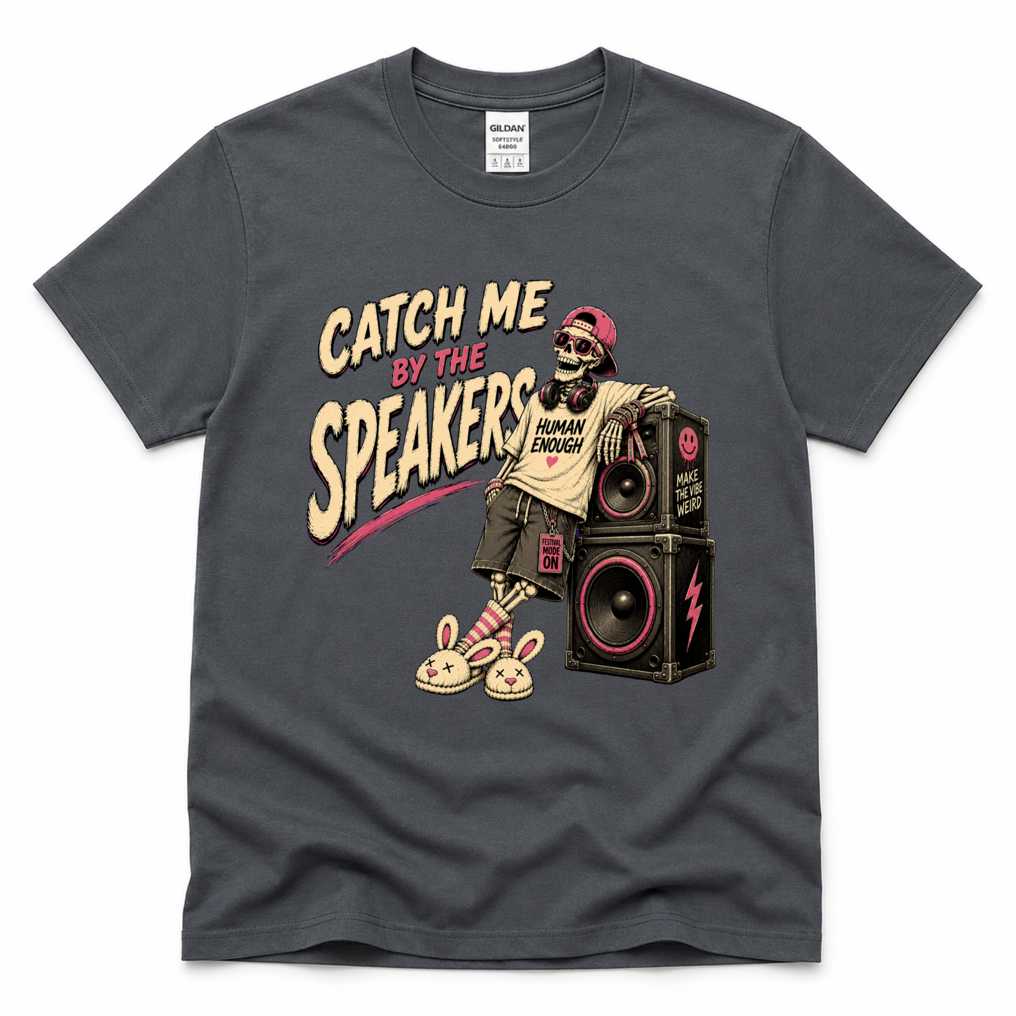 Essentials catch me by the speakers festival tee