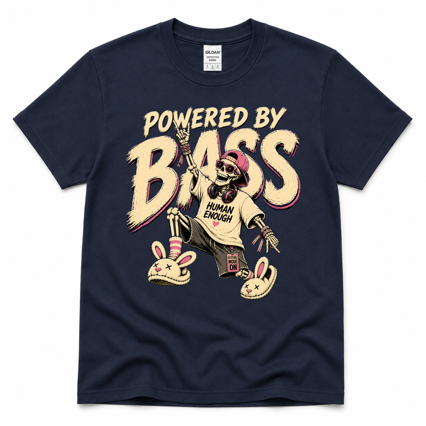 Essentials powered by bass festival tee