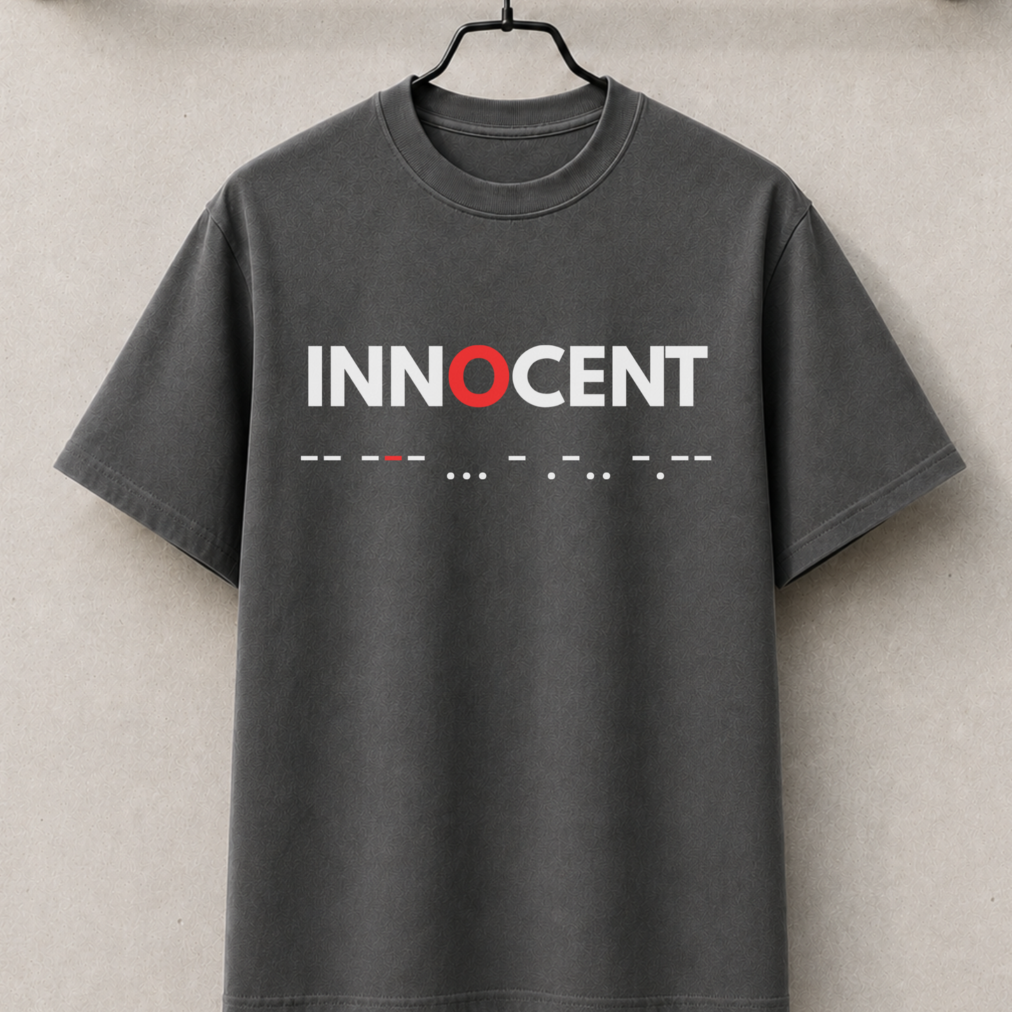 Innocent (mostly) in morse code hidden message