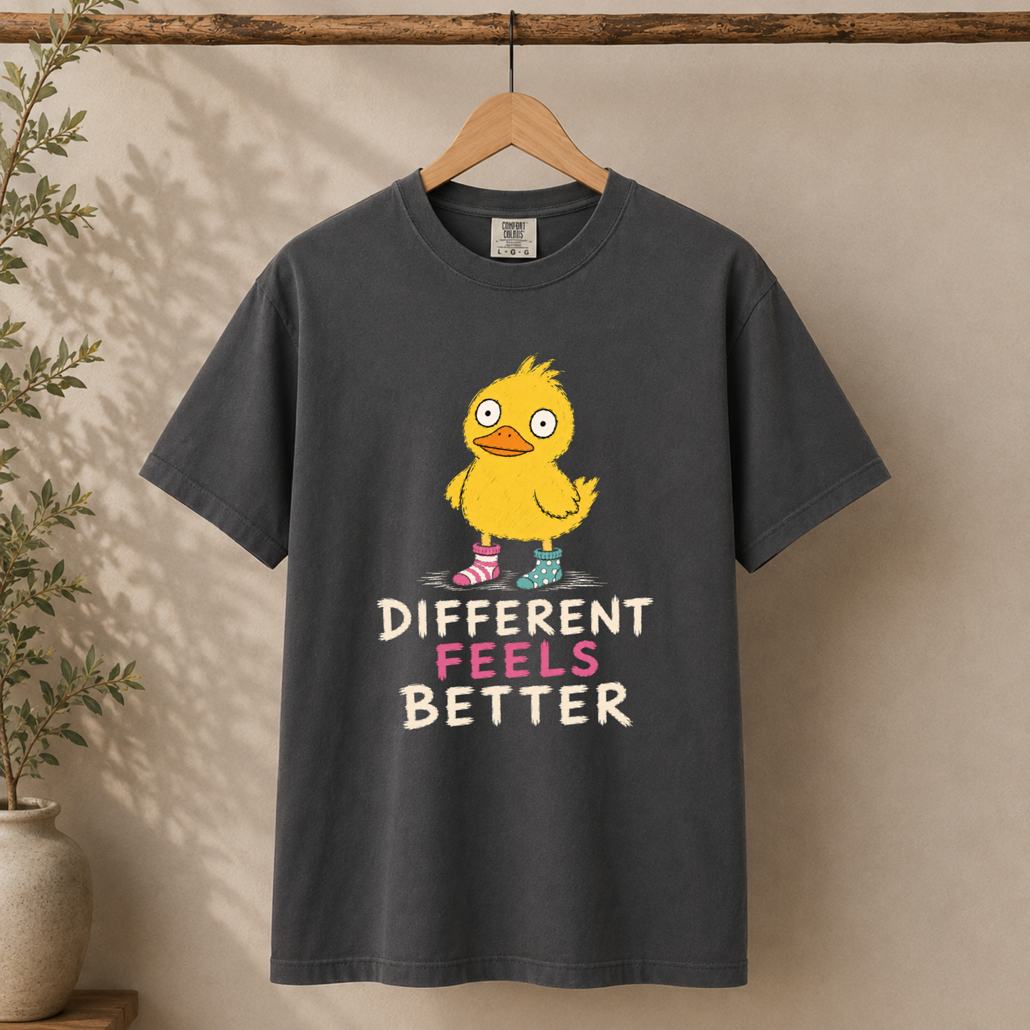 Different feels better duck tee