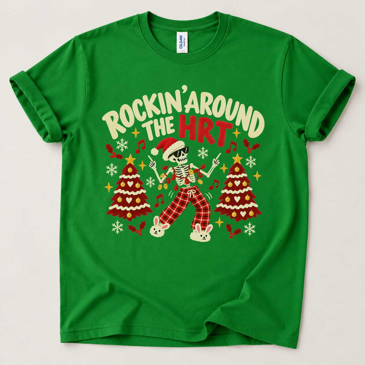 Rockin’ Around the HRT Funny Christmas T-Shirt