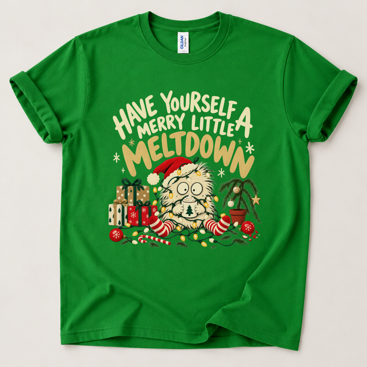 Have Yourself a Merry Little Meltdown Funny Christmas T-Shirt