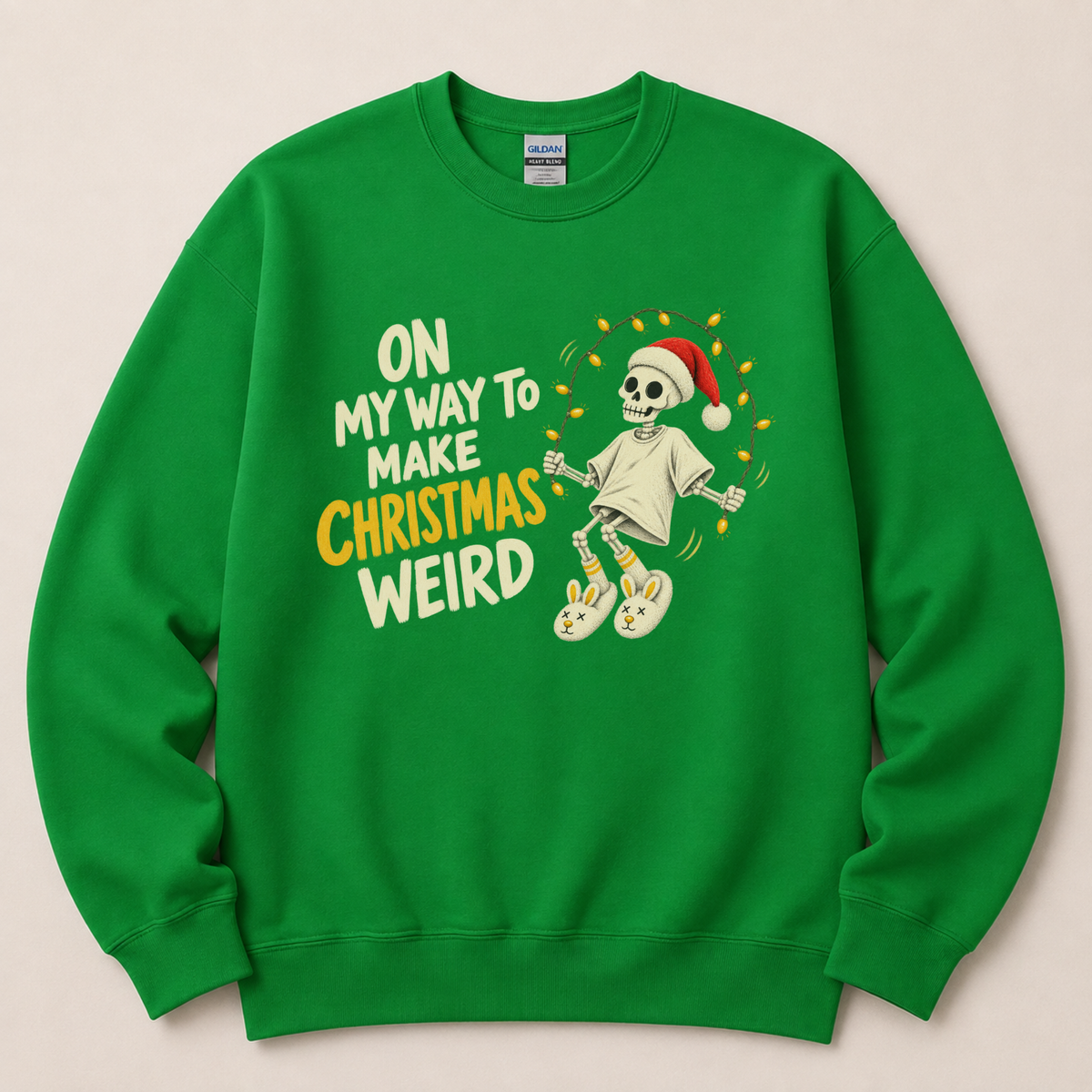 On my way to make Christmas weird Jumper