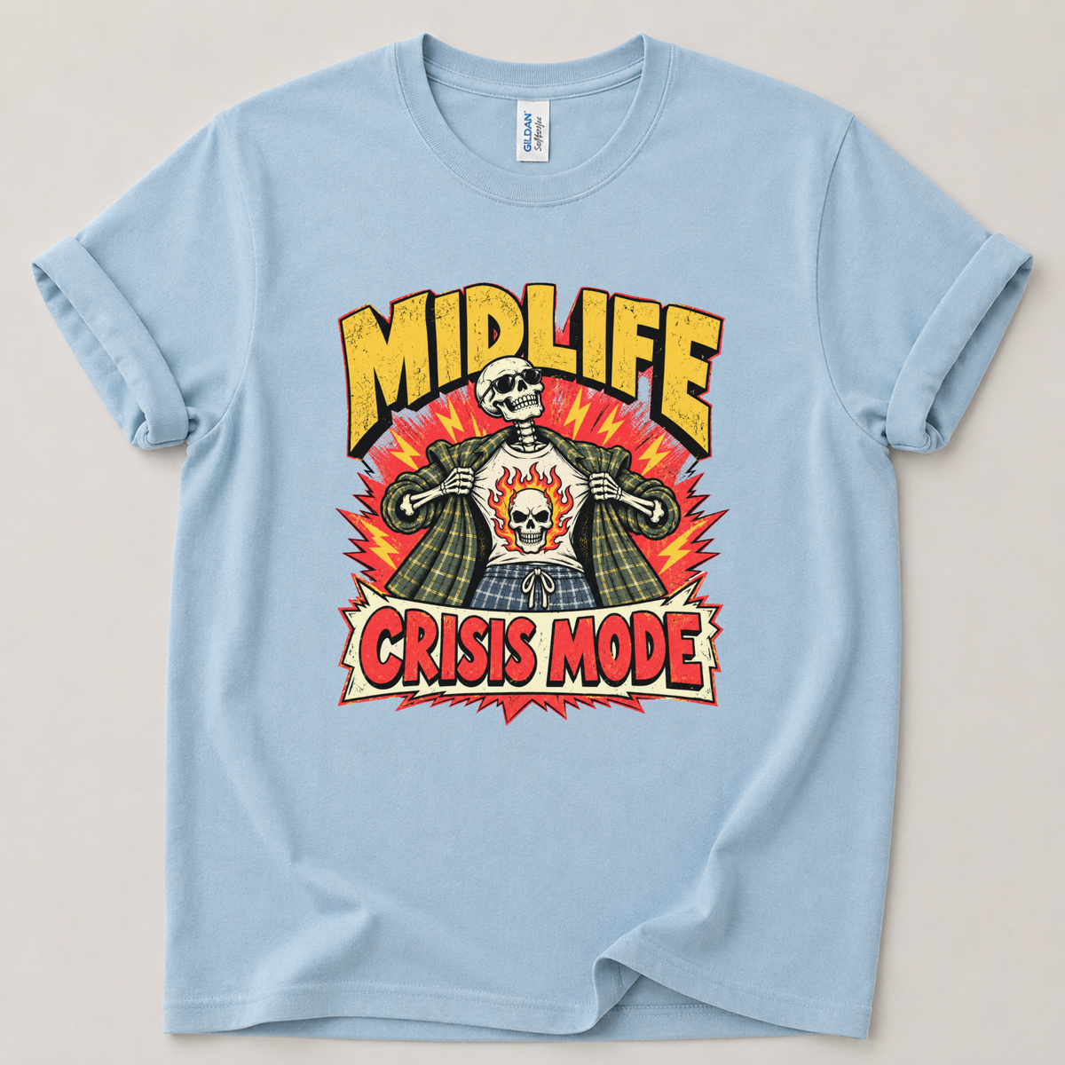 Midlife crisis mode skeleton T-Shirt