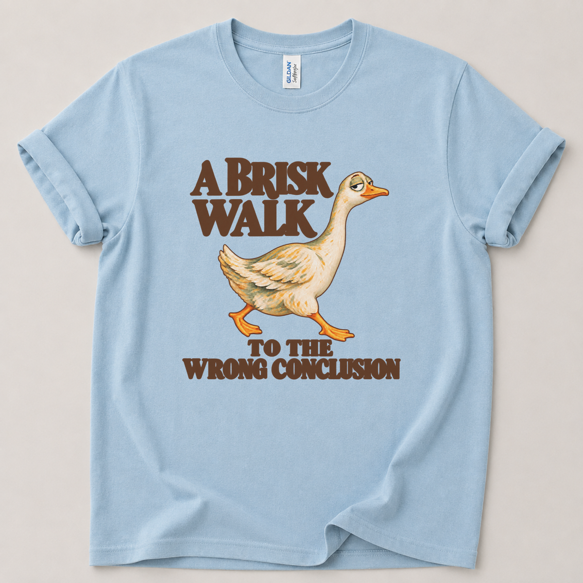 A brisk walk to the wrong conclusion T-Shirt