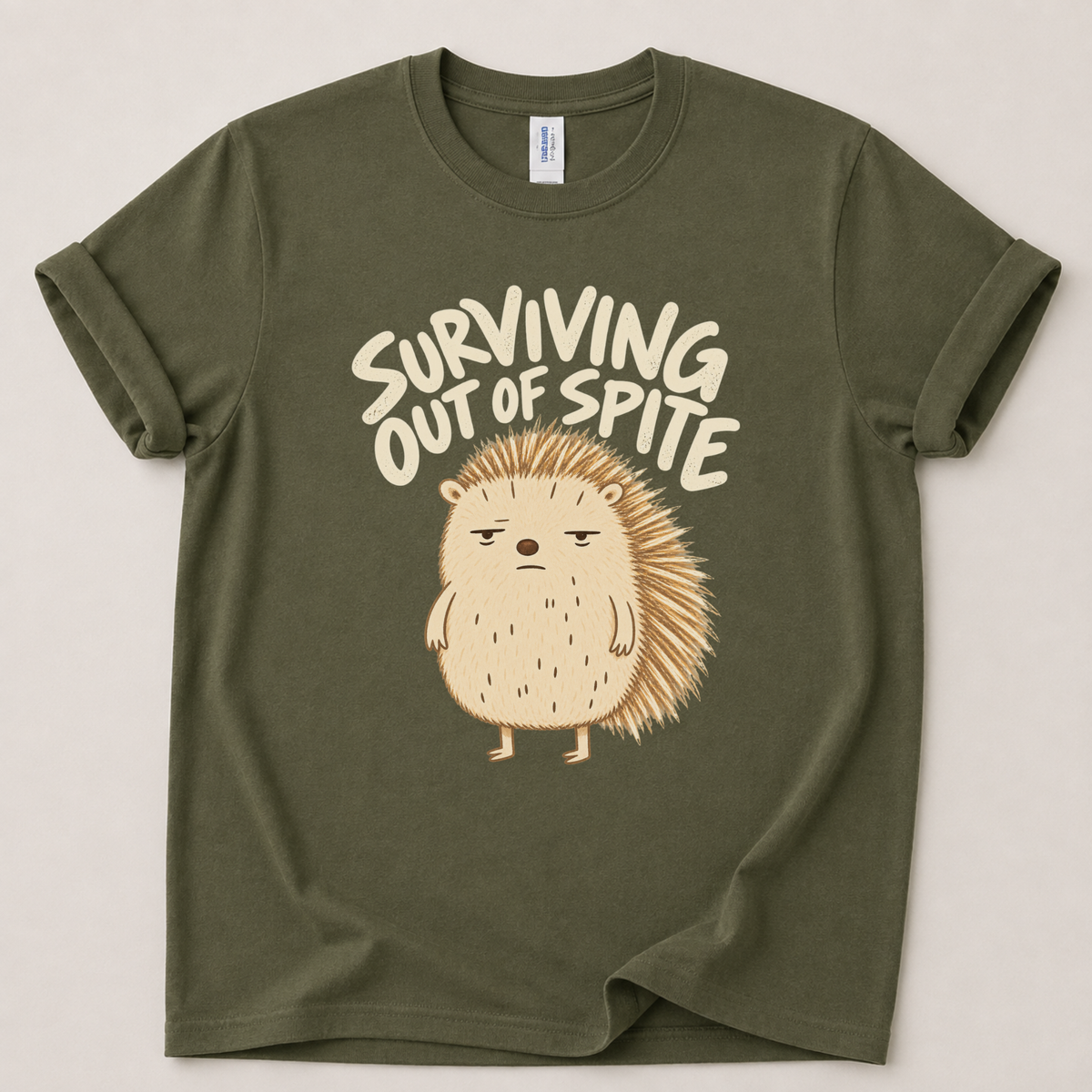 Surviving out of spite hedgehog T-Shirt