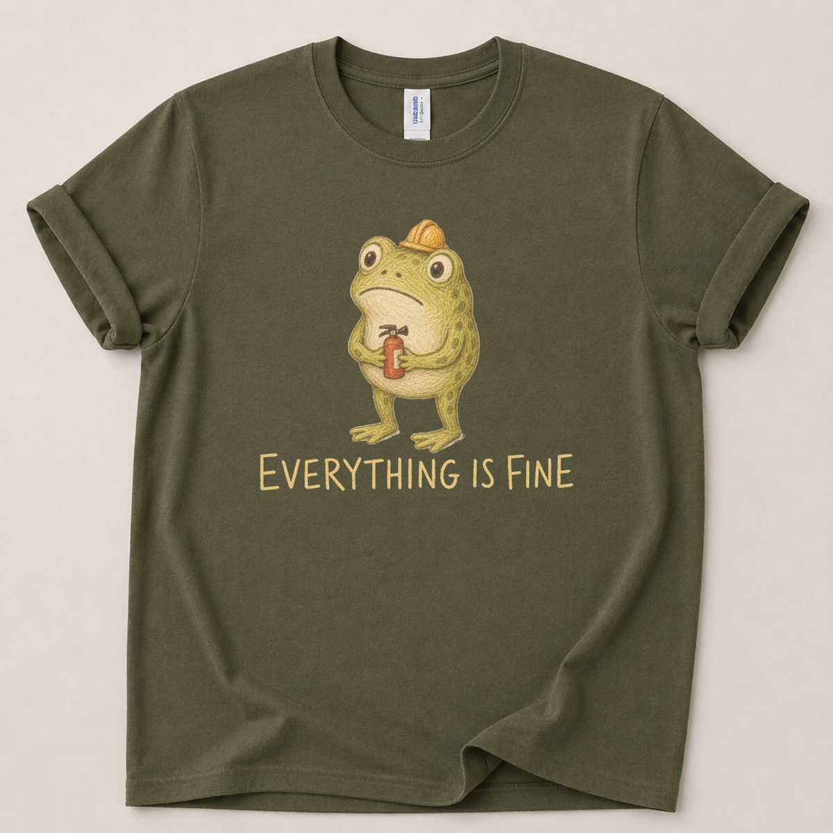 Everything is fine frog T-Shirt