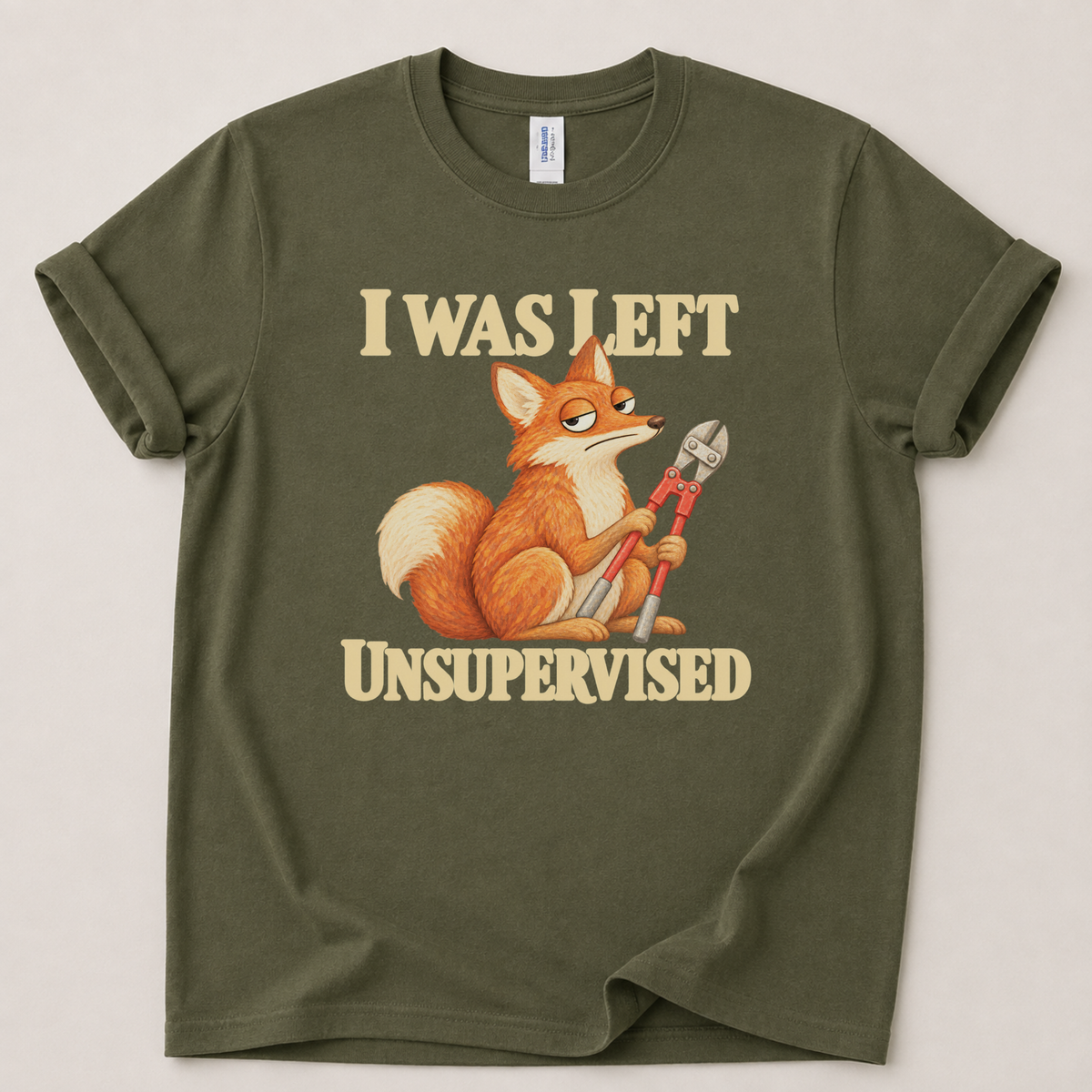 I was left unsupervised fox T-Shirt