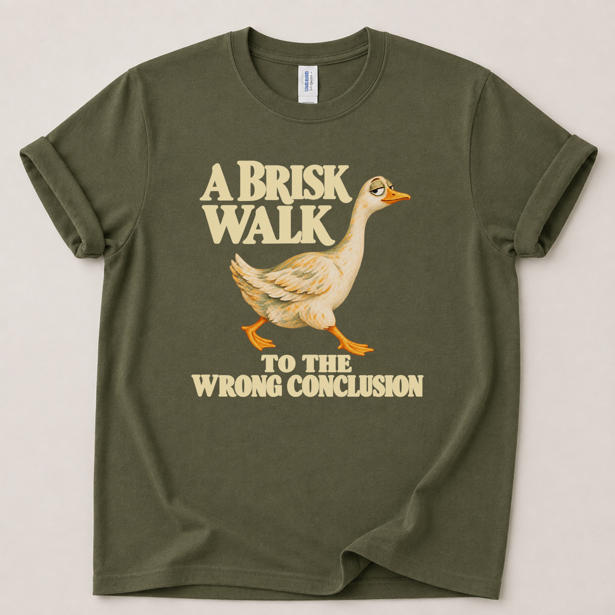 A brisk walk to the wrong conclusion T-Shirt