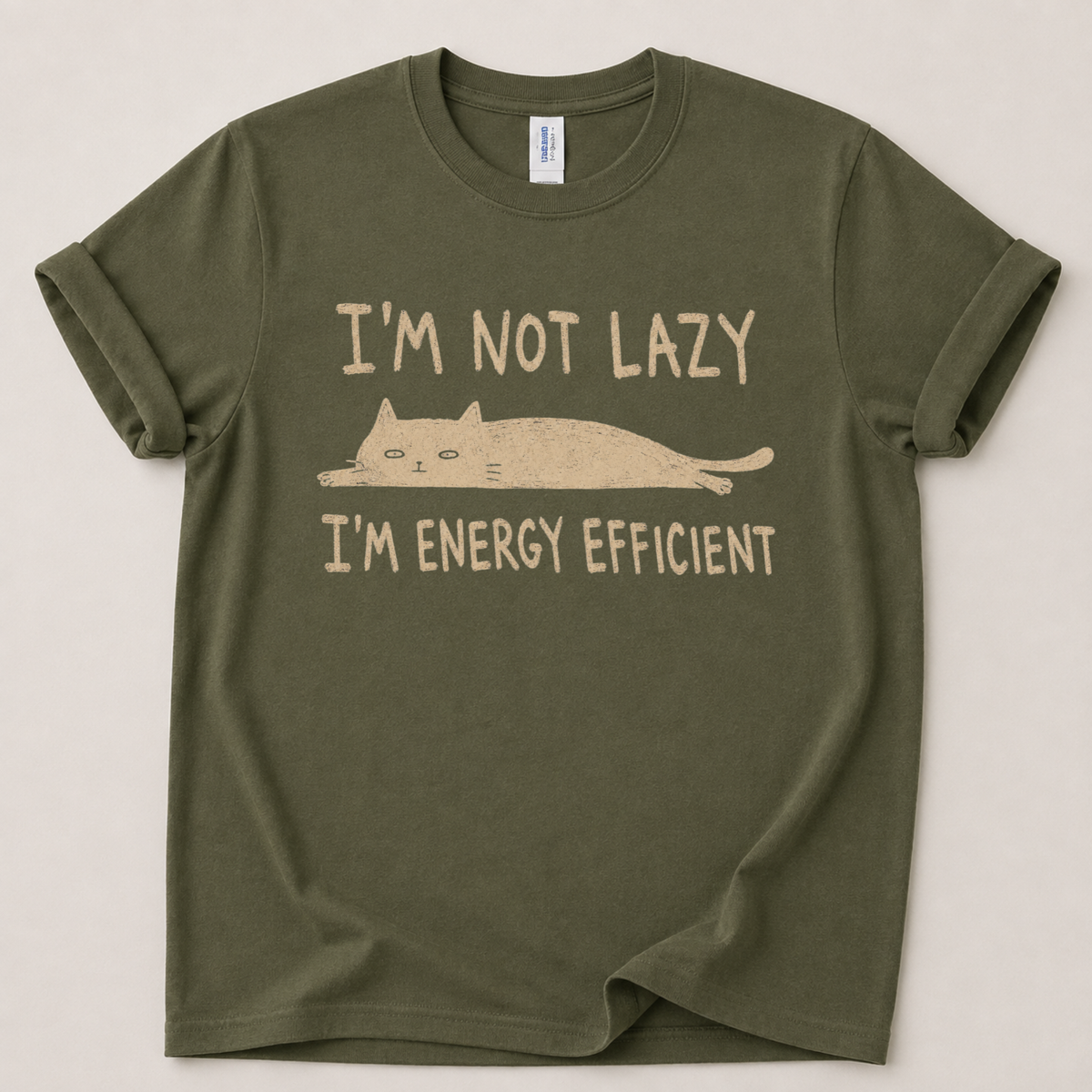I'm not lazy Cat T-Shirt