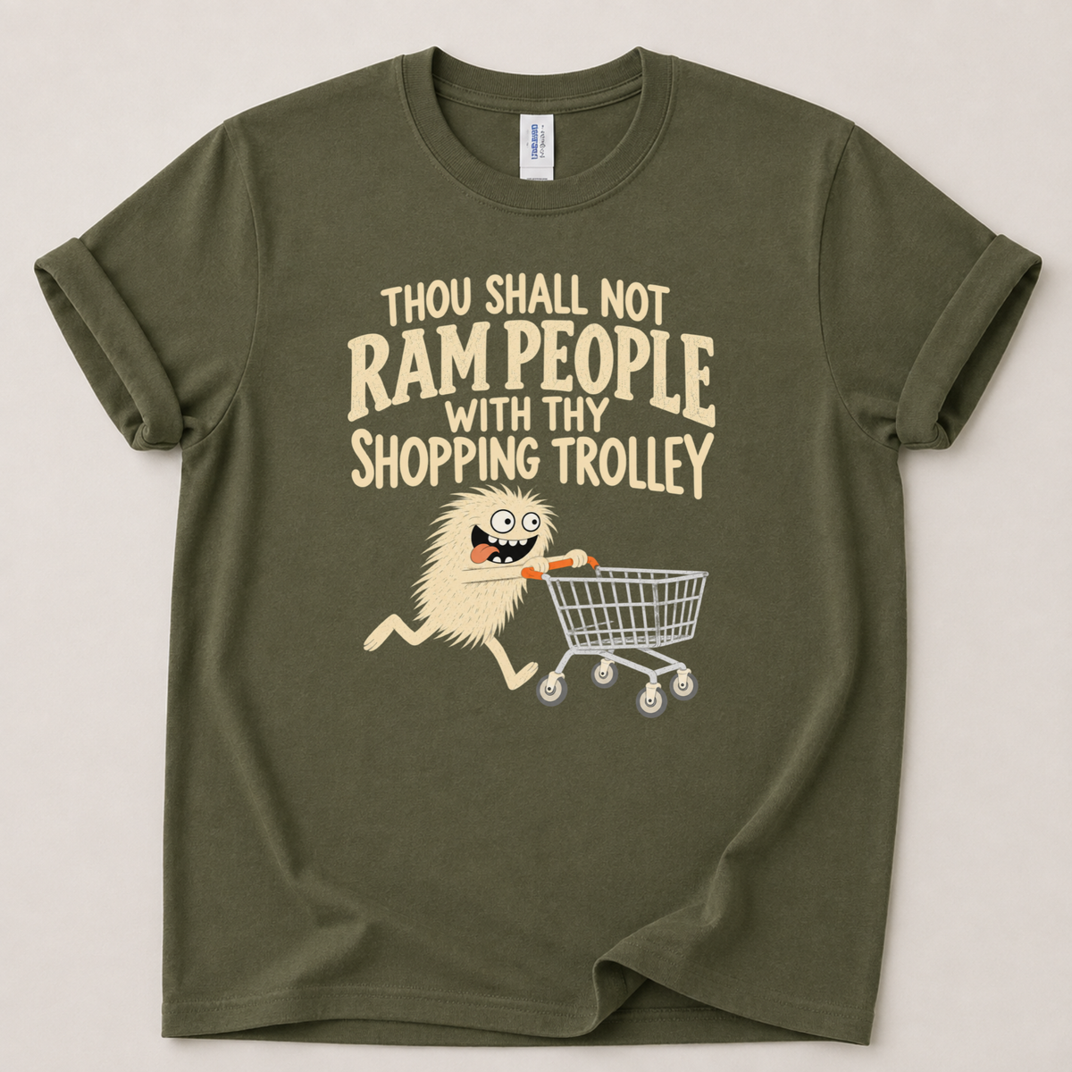 Thou shall not shopping trolley T-Shirt