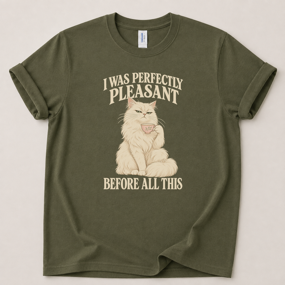 I was perfectly pleasant Cat T-Shirt