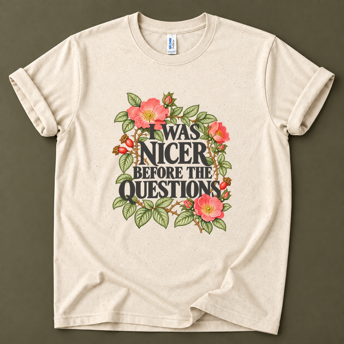 I was nicer before the questions T-Shirt