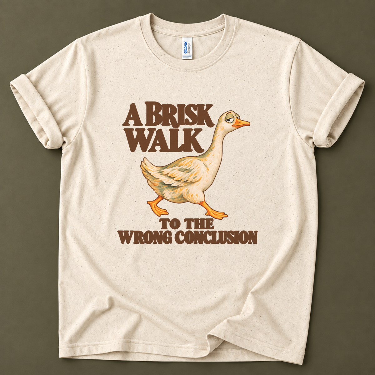 A brisk walk to the wrong conclusion T-Shirt
