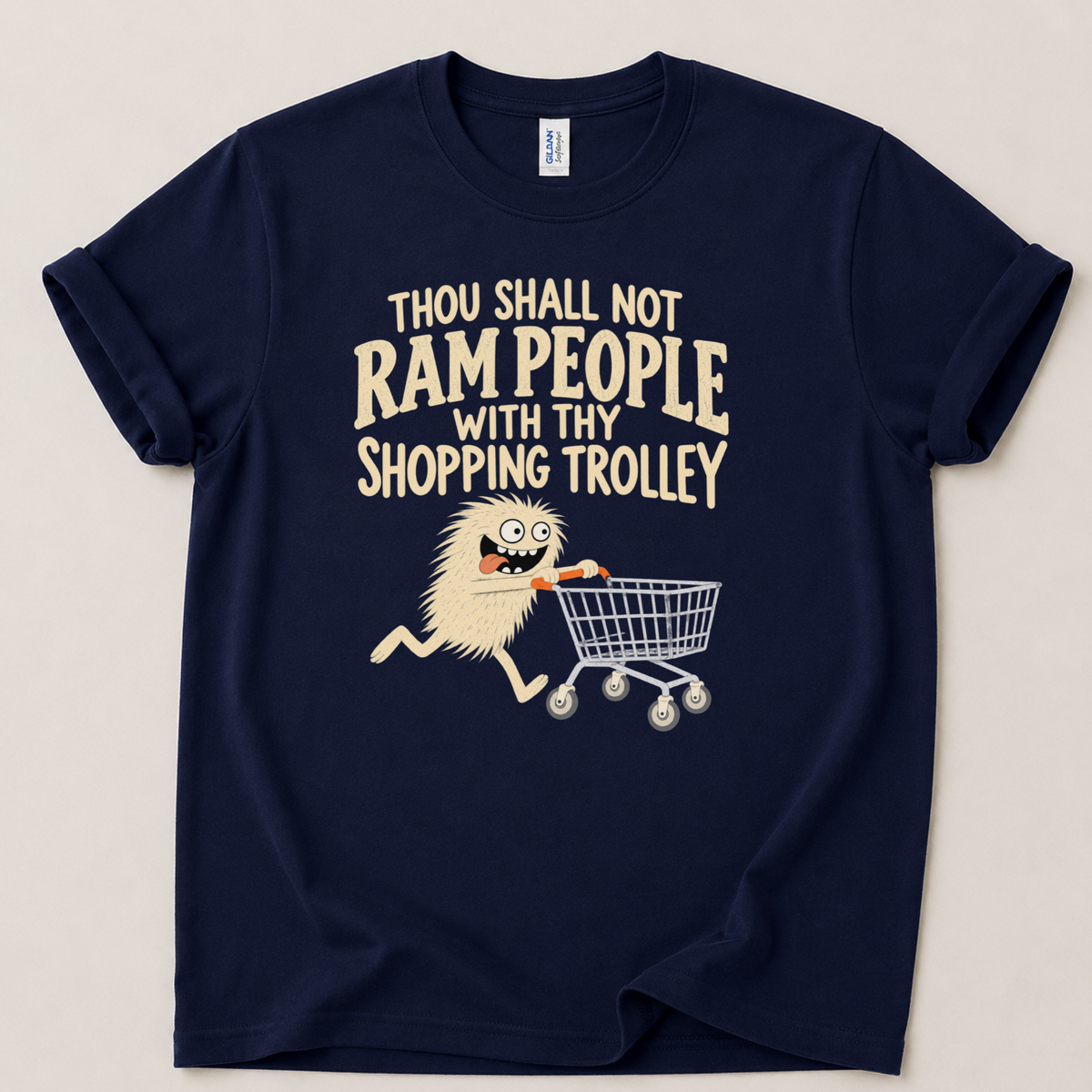 Thou shall not shopping trolley T-Shirt
