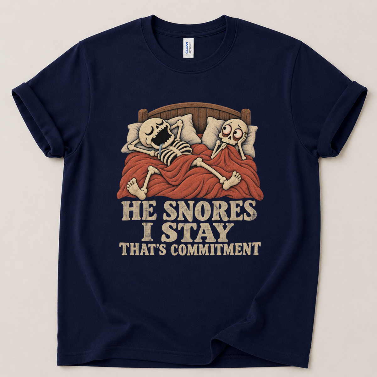 He snores I stay T-Shirt