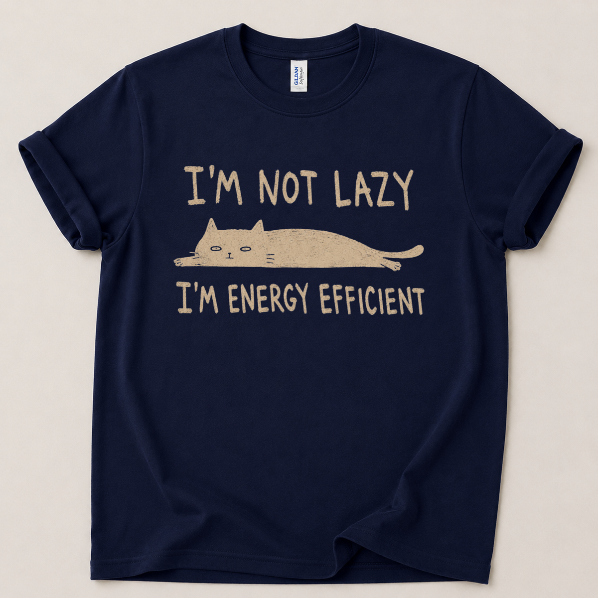 I'm not lazy Cat T-Shirt