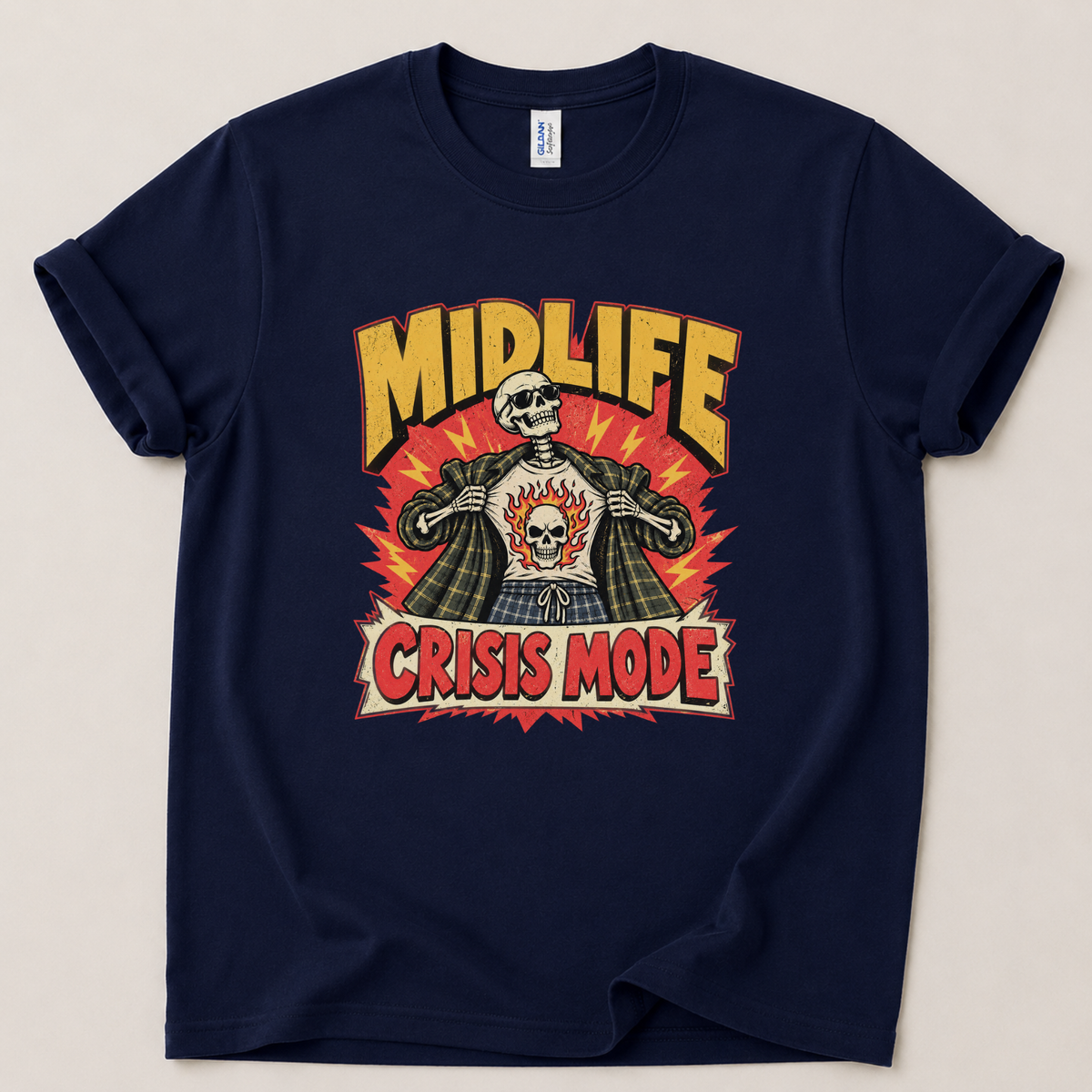 Midlife crisis mode skeleton T-Shirt