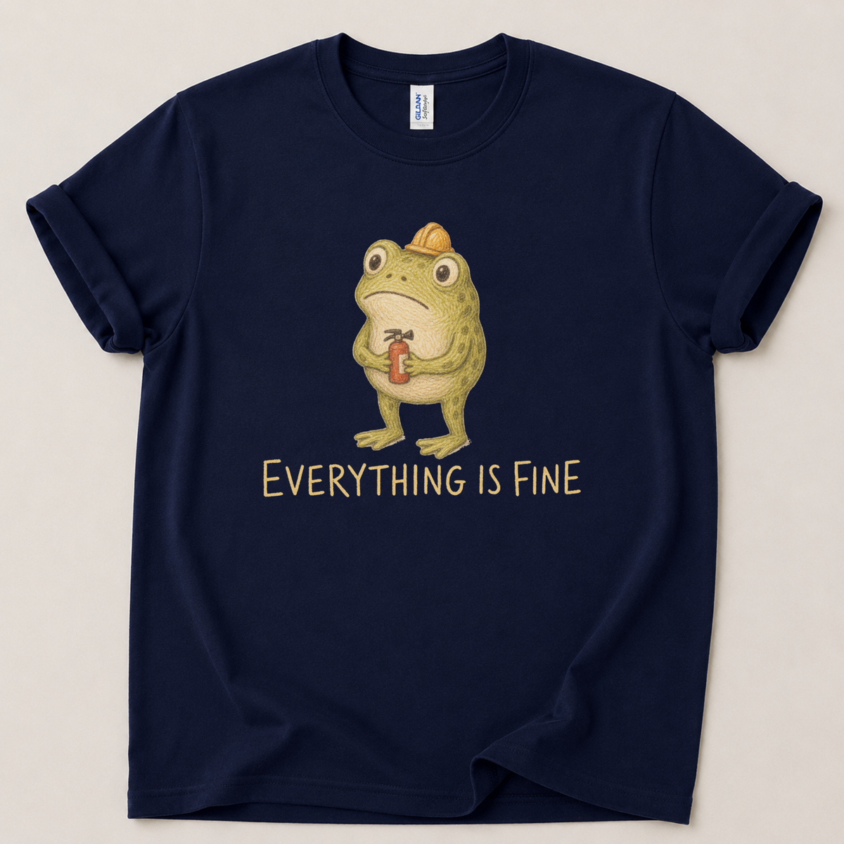 Everything is fine frog T-Shirt