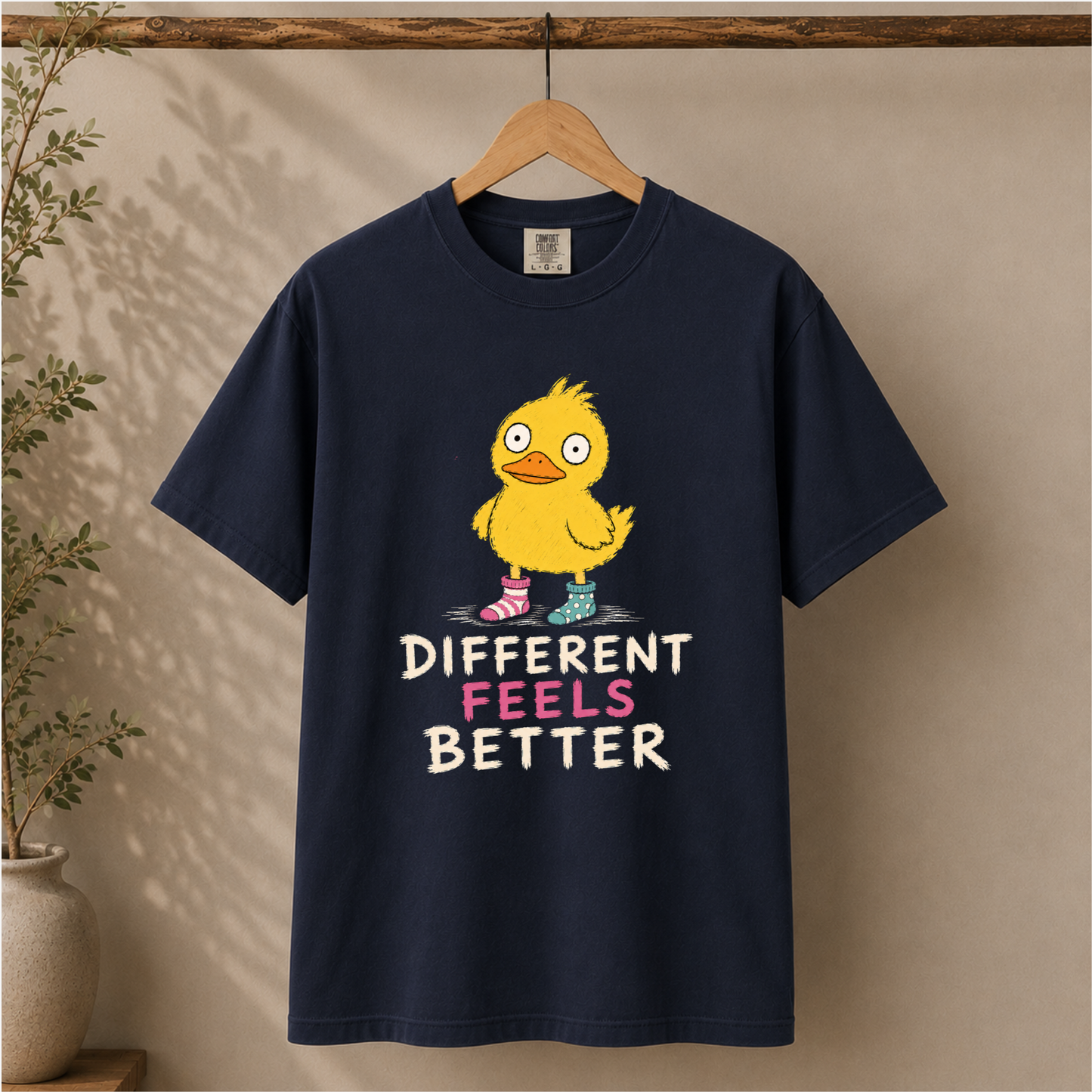 Different feels better duck tee