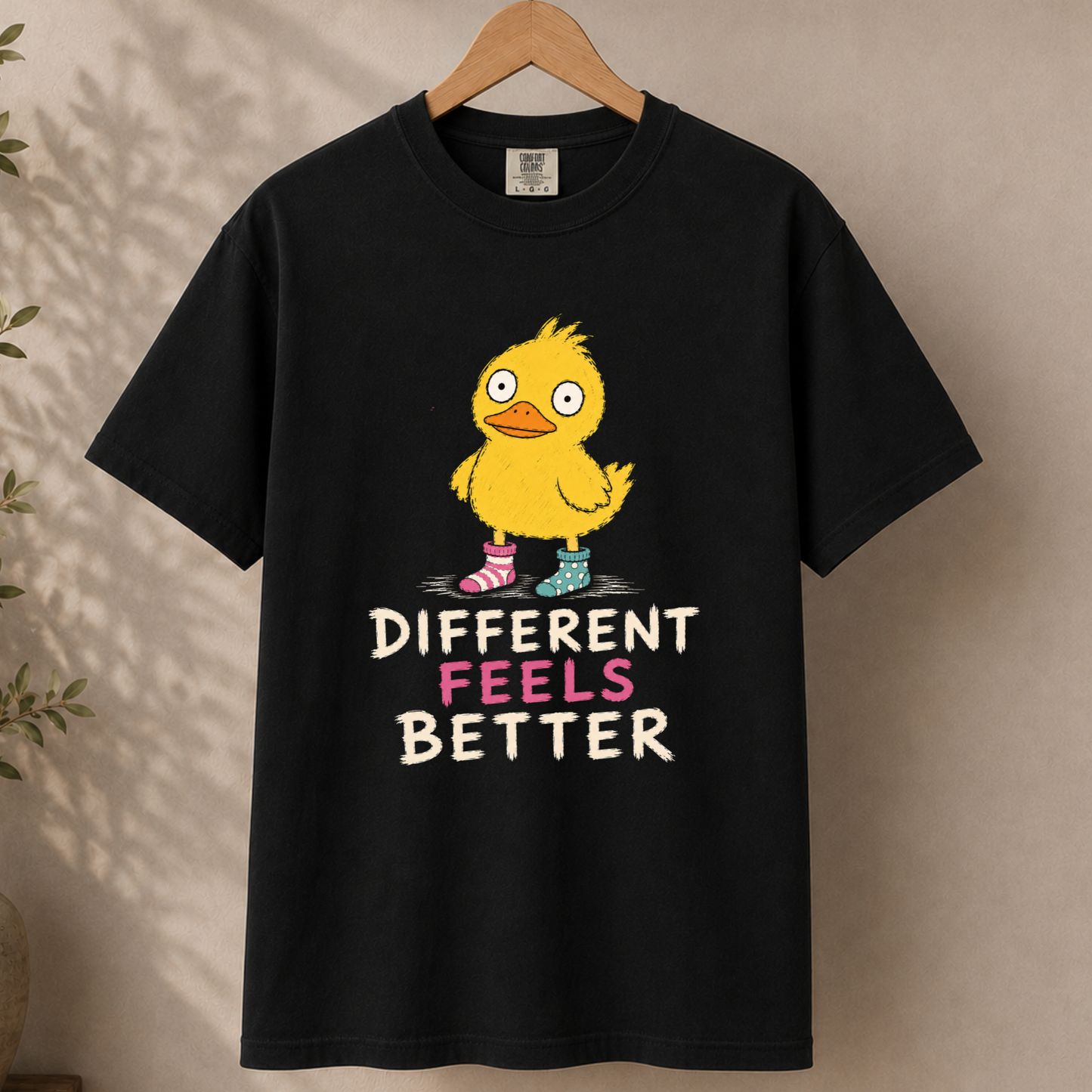 Different feels better duck tee