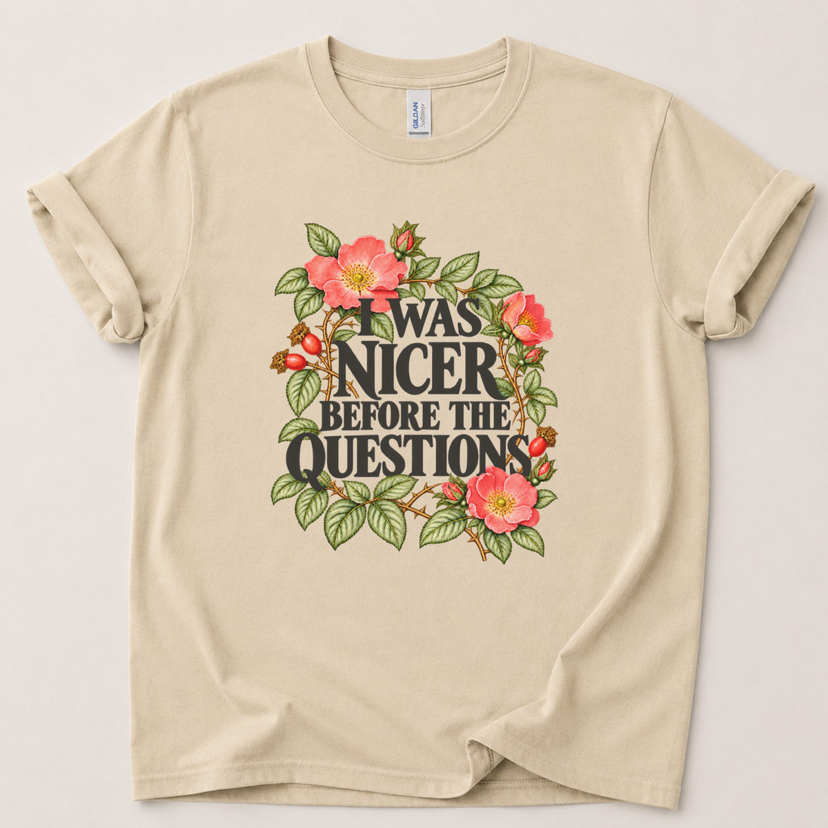 I was nicer before the questions T-Shirt