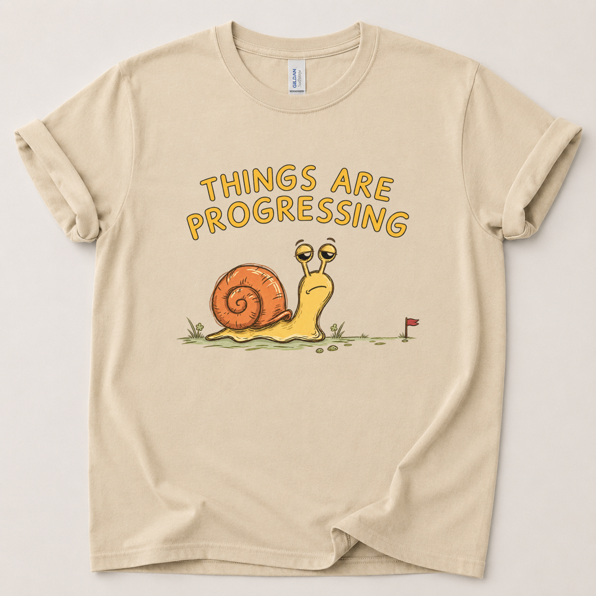 Things are progressing snail T-Shirt