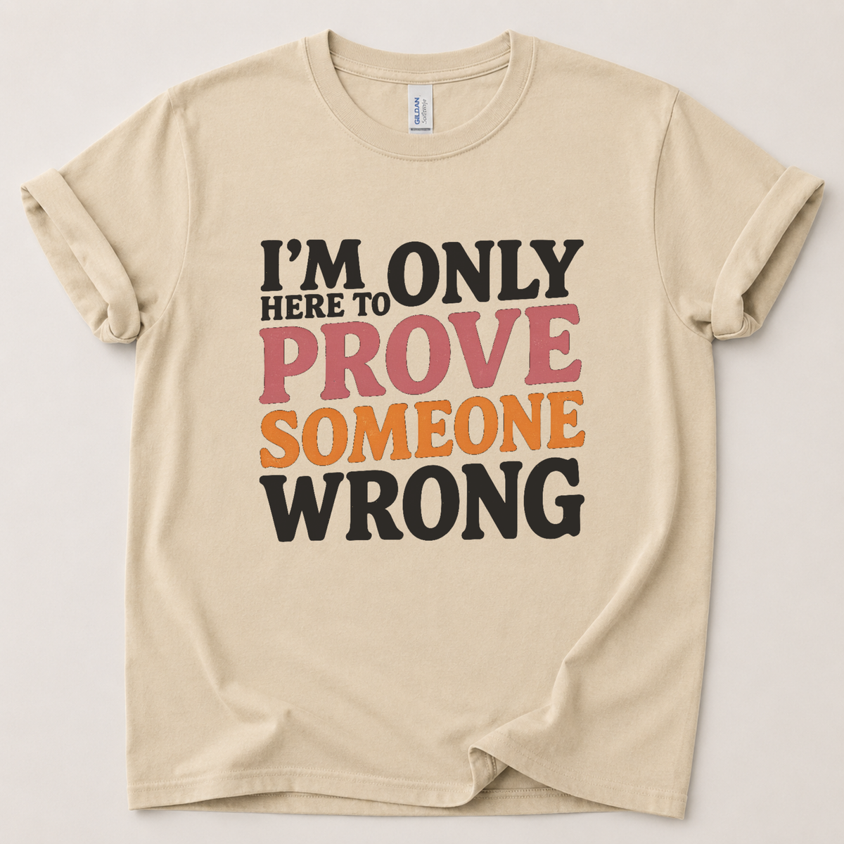 Only here to prove someone wrong T-Shirt